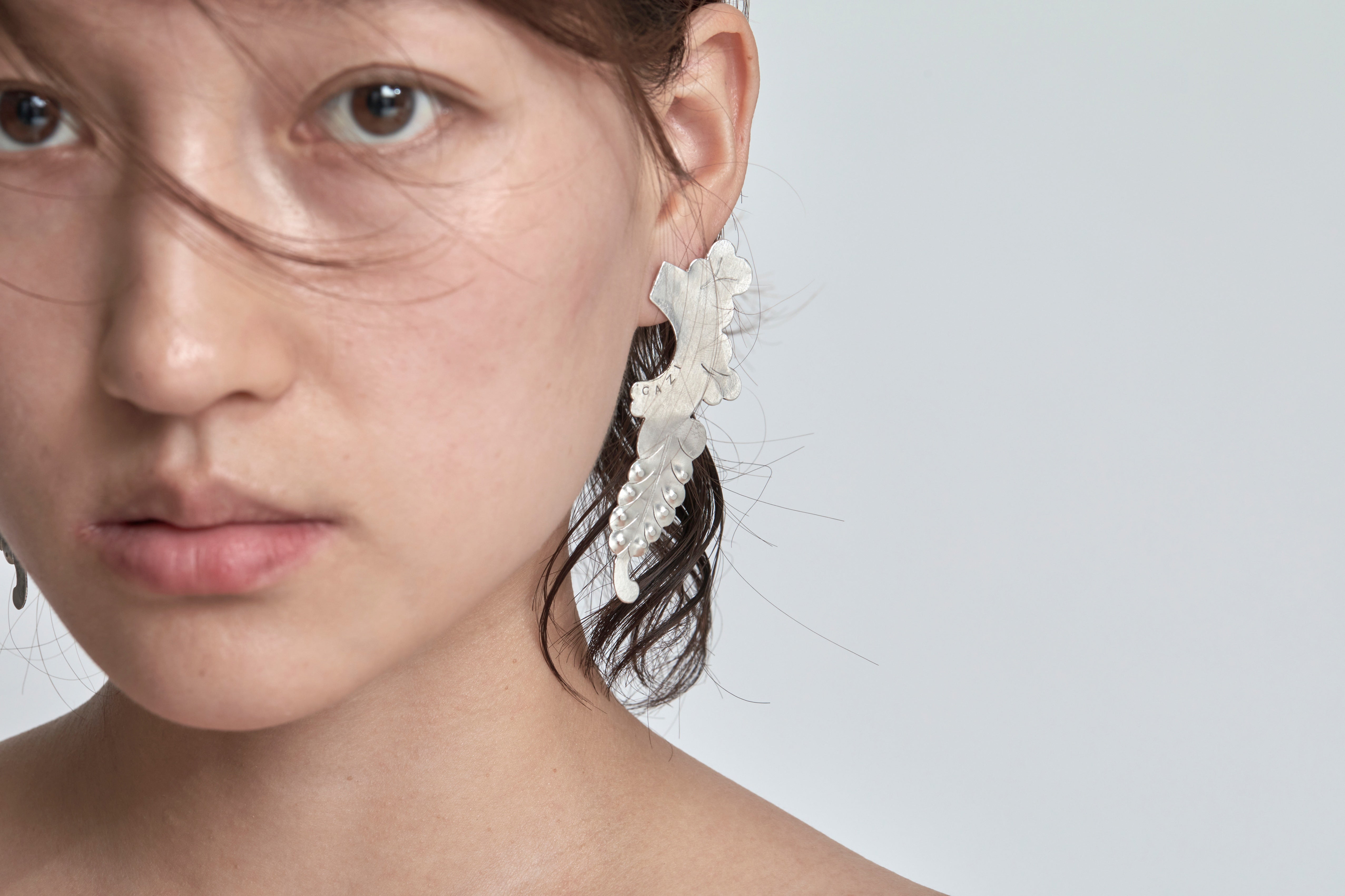 PODO EARRINGS_ARGENT
