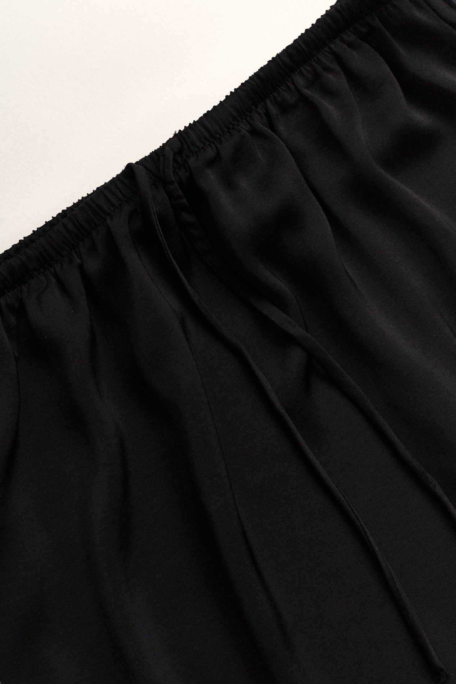 DOUBLE CHIFFON SKIRT_BLACK