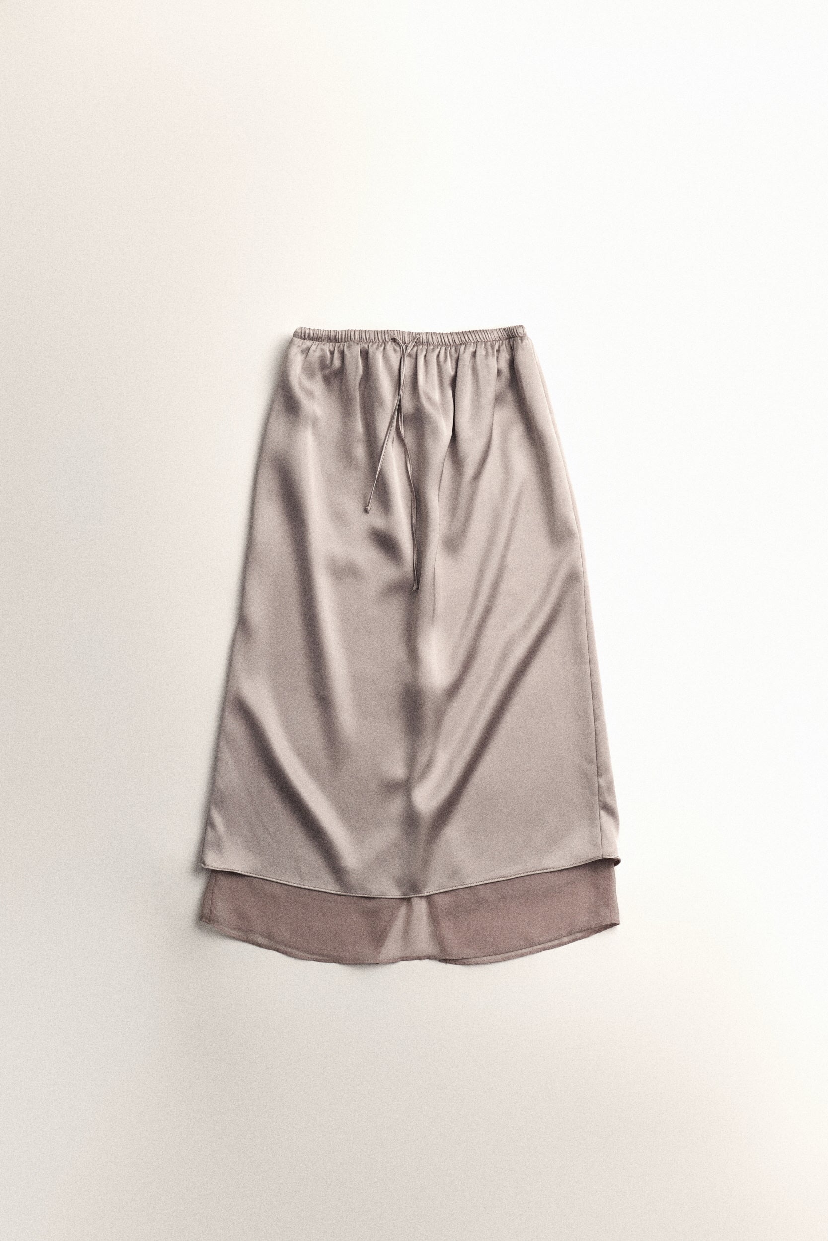 DOUBLE CHIFFON SKIRT_SLIVER