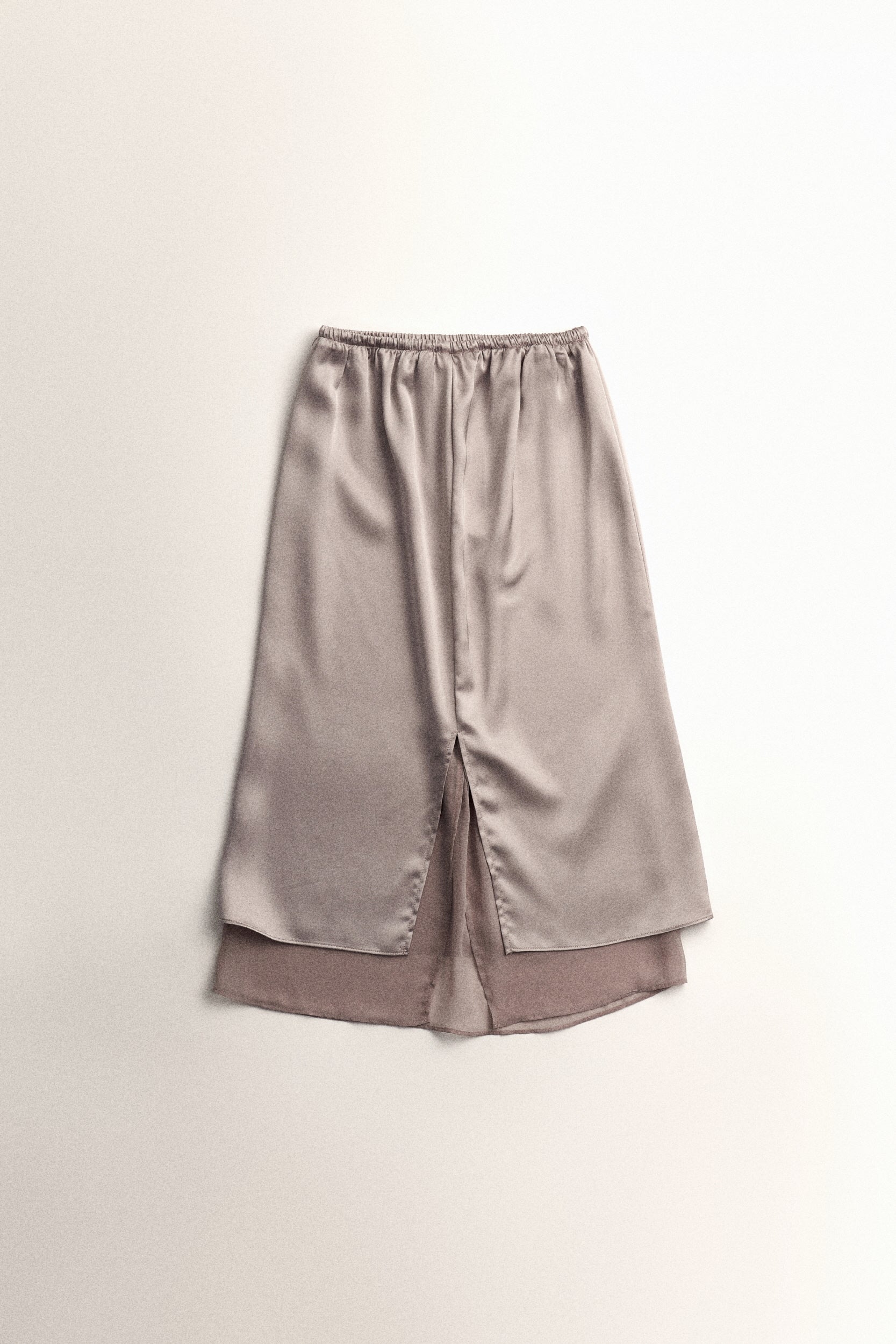 DOUBLE CHIFFON SKIRT_SLIVER
