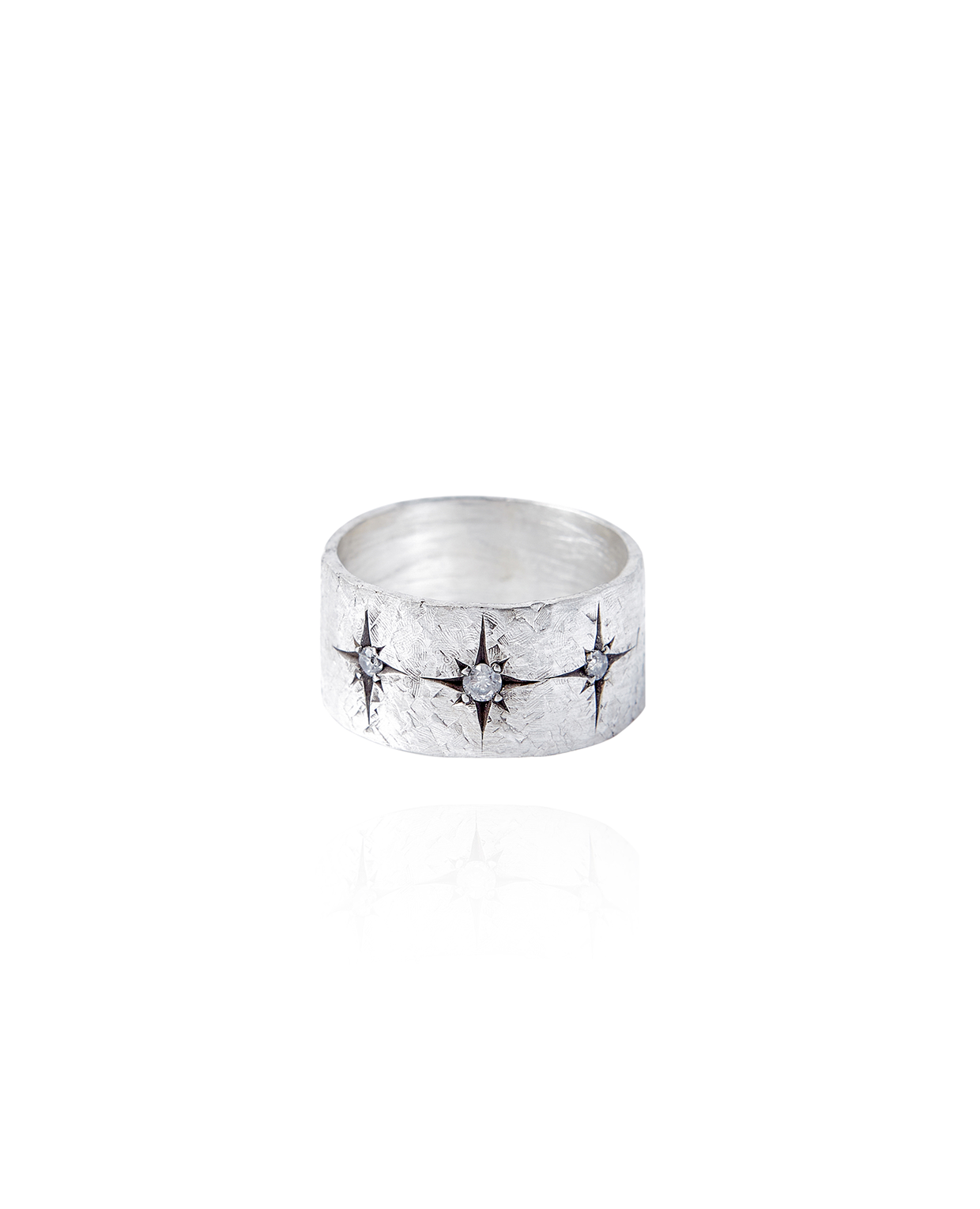 BAGUE LUMIÈRE_BLANC NACRÉ