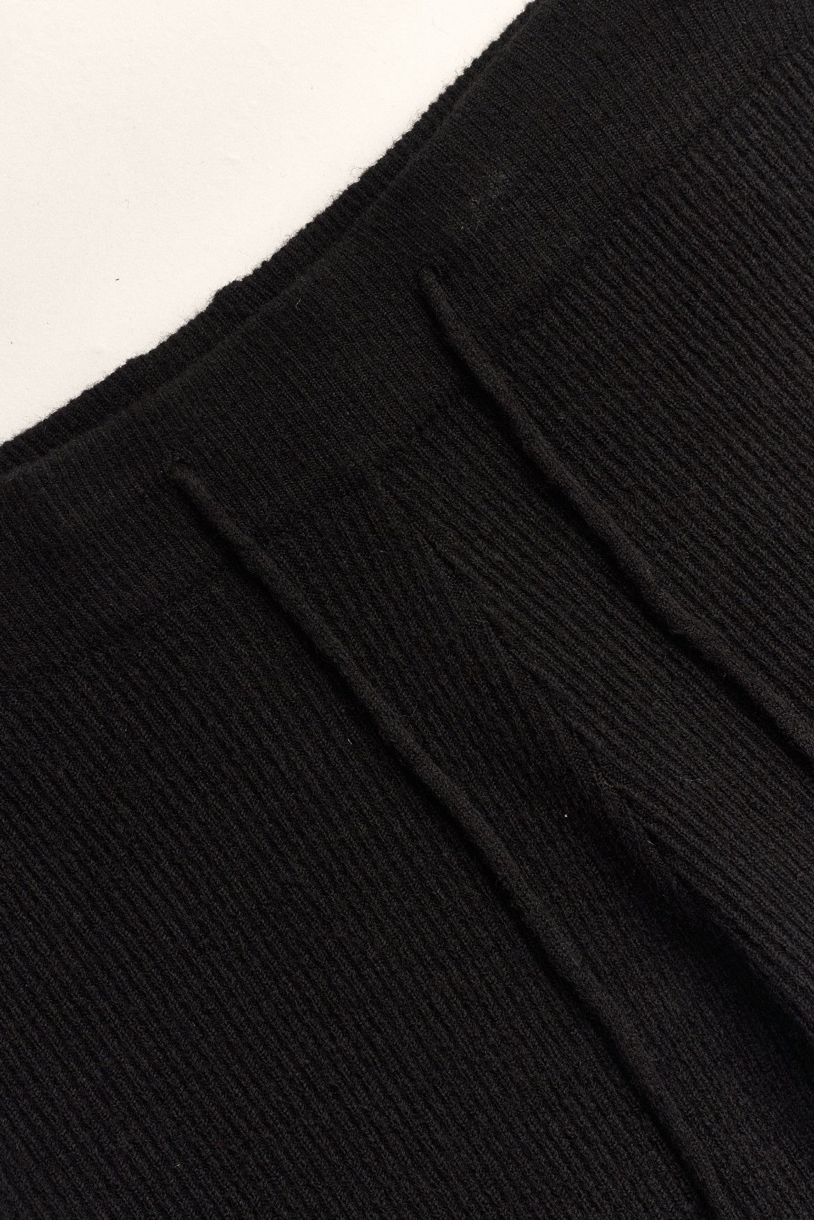 DOUBLE CHIFFON SKIRT_BLACK