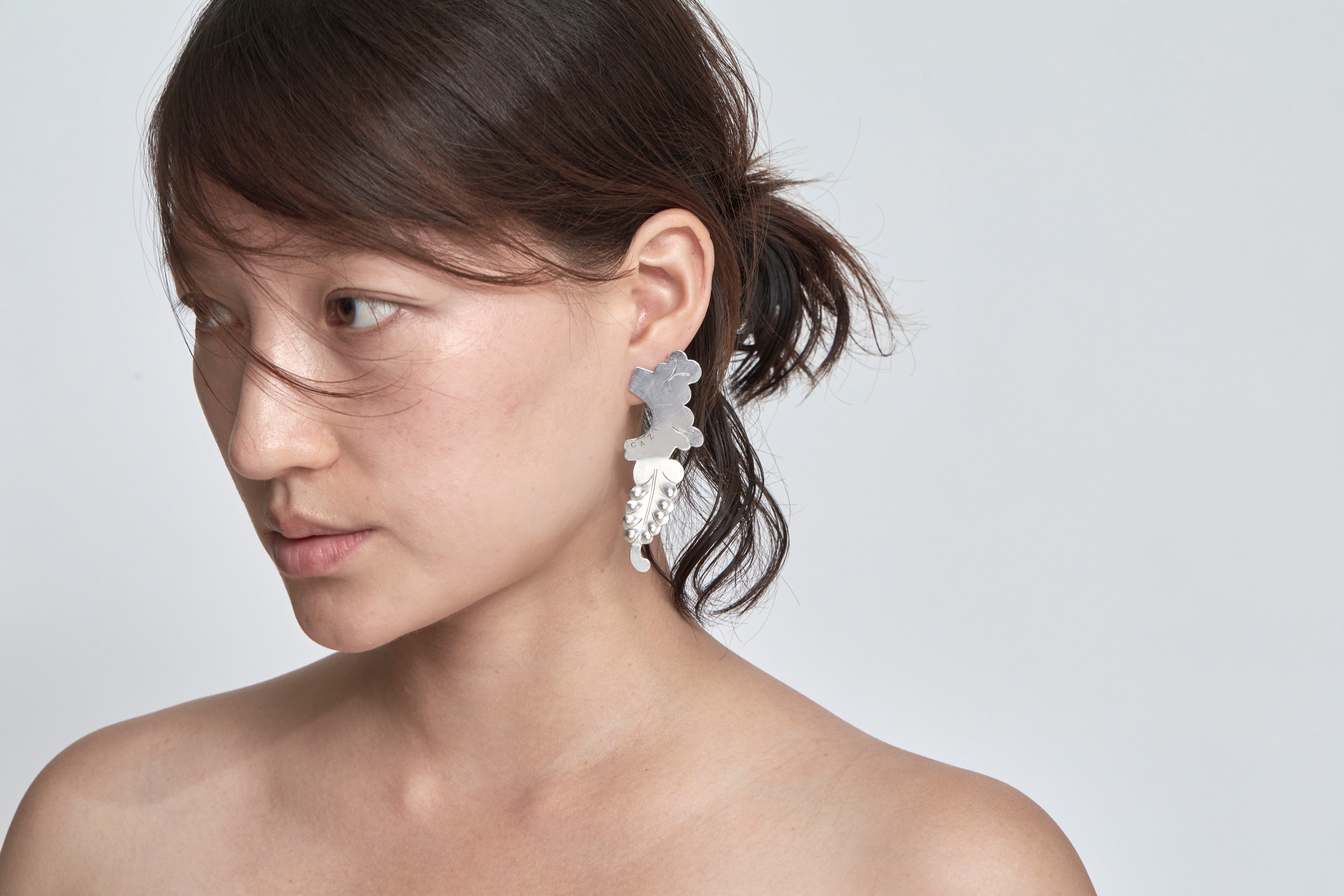 PODO EARRINGS_ARGENT