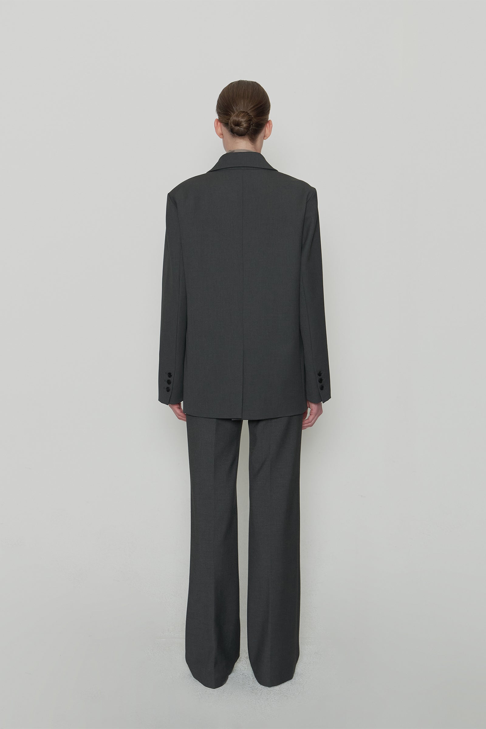 DOUBLE BREASTED OVERSIZED JACKET_CHARCOAL