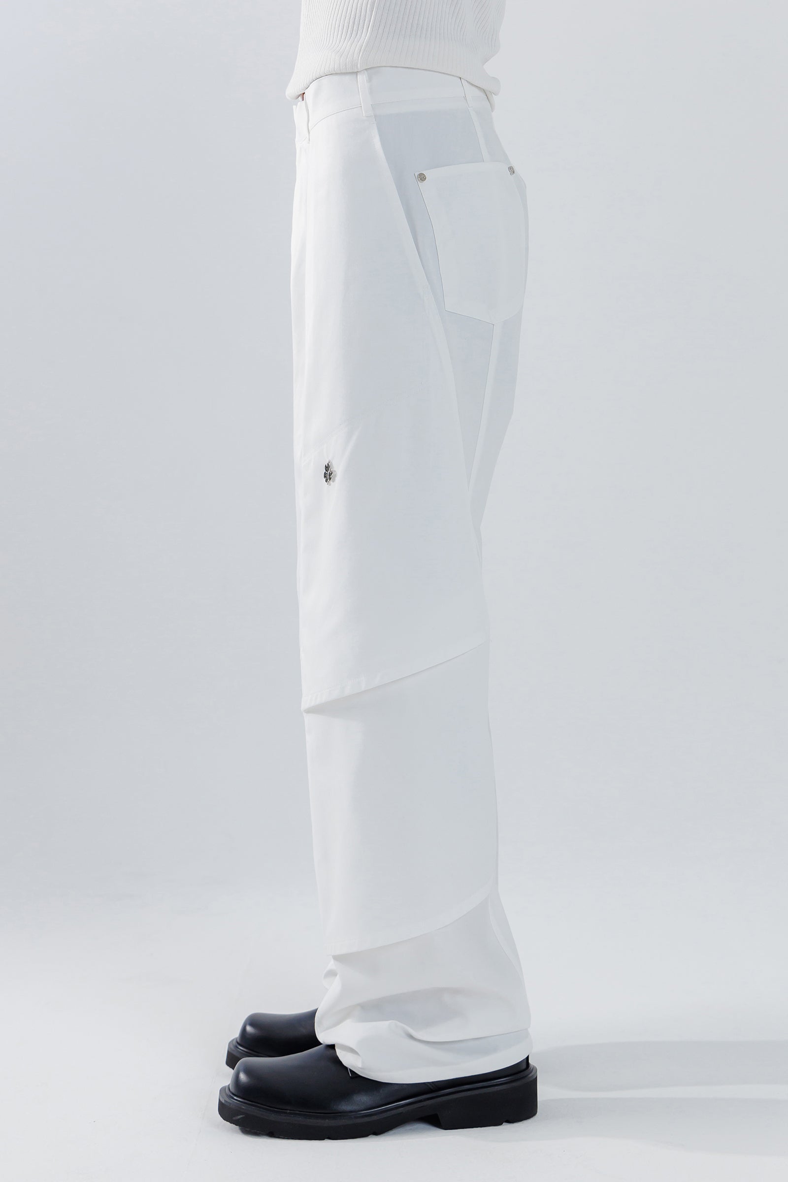 MULTI LAYERED PANTS_WHITE