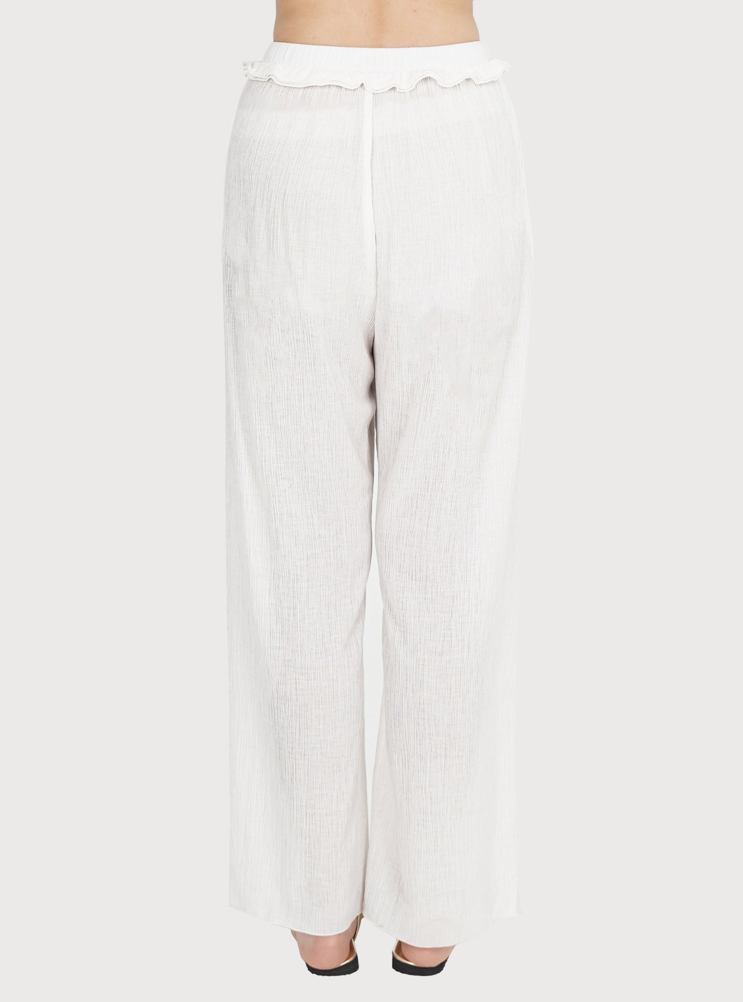 PANTALON SEMI-TRANSPARENT_BLANC