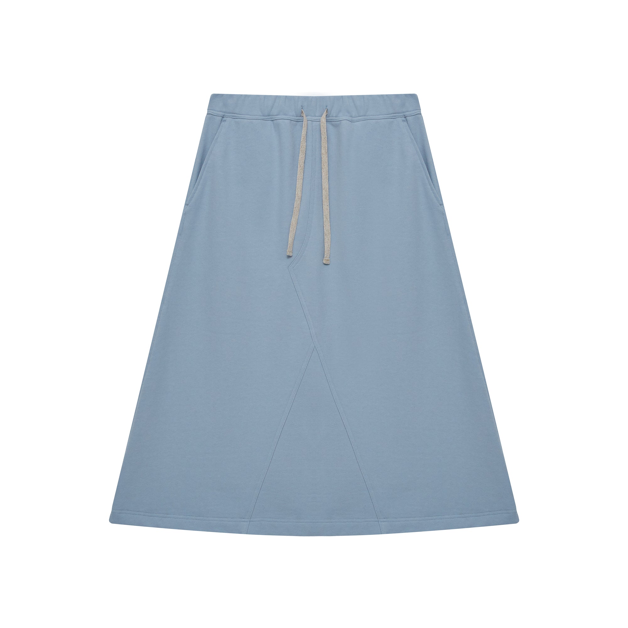 VINTAGE TERRY SKIRT_LIGHT BLUE
