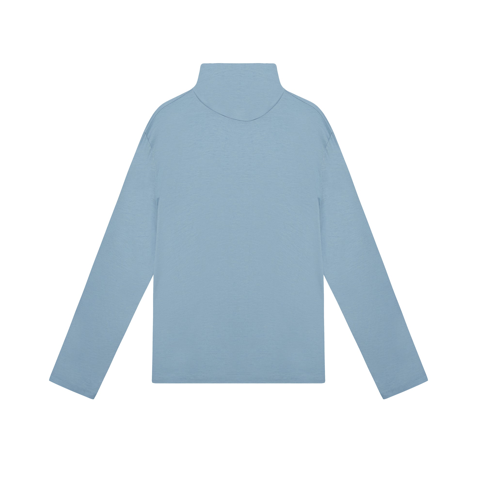 COTTON TENCEL TOP_LIGHT BLUE GREY