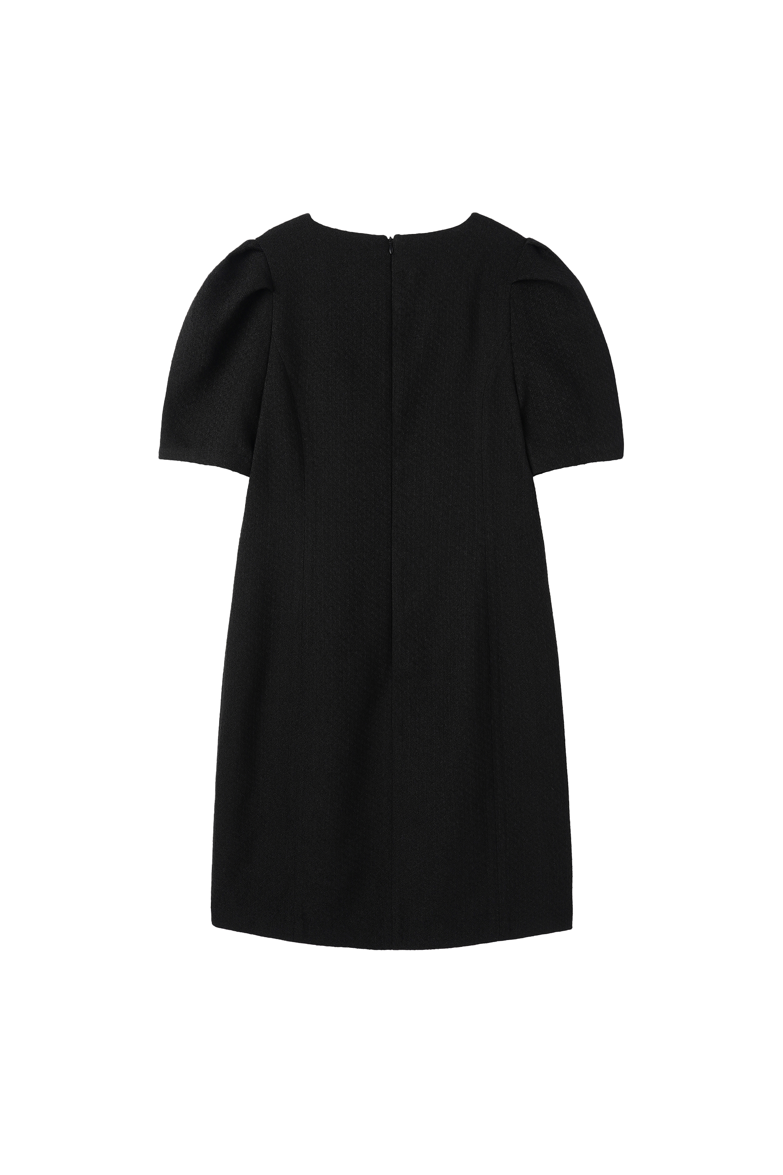 TWEED LINE DRESS_BLACK
