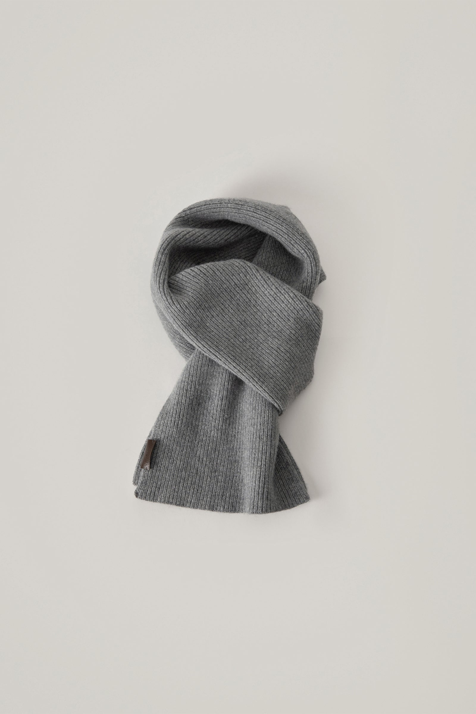BASIC WOOL SCARF_GREY