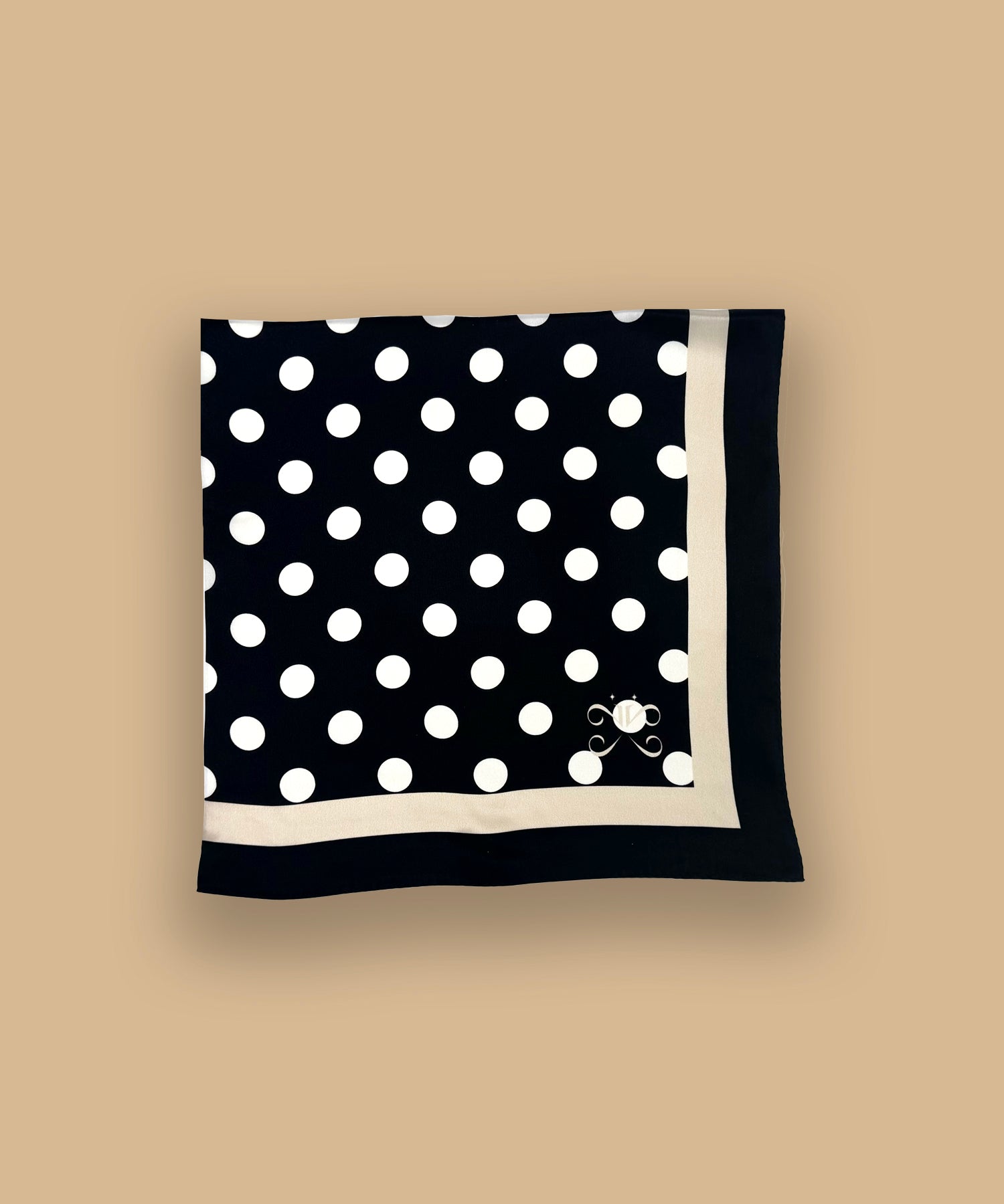 POLKADOT SLIK SCARF