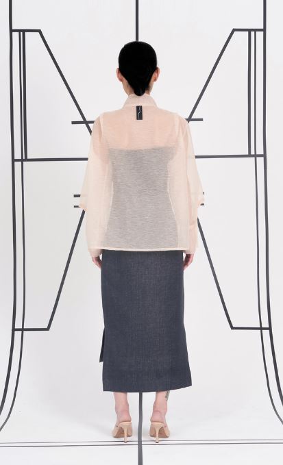 JIKSUN SKIRT_BLEU MARINE
