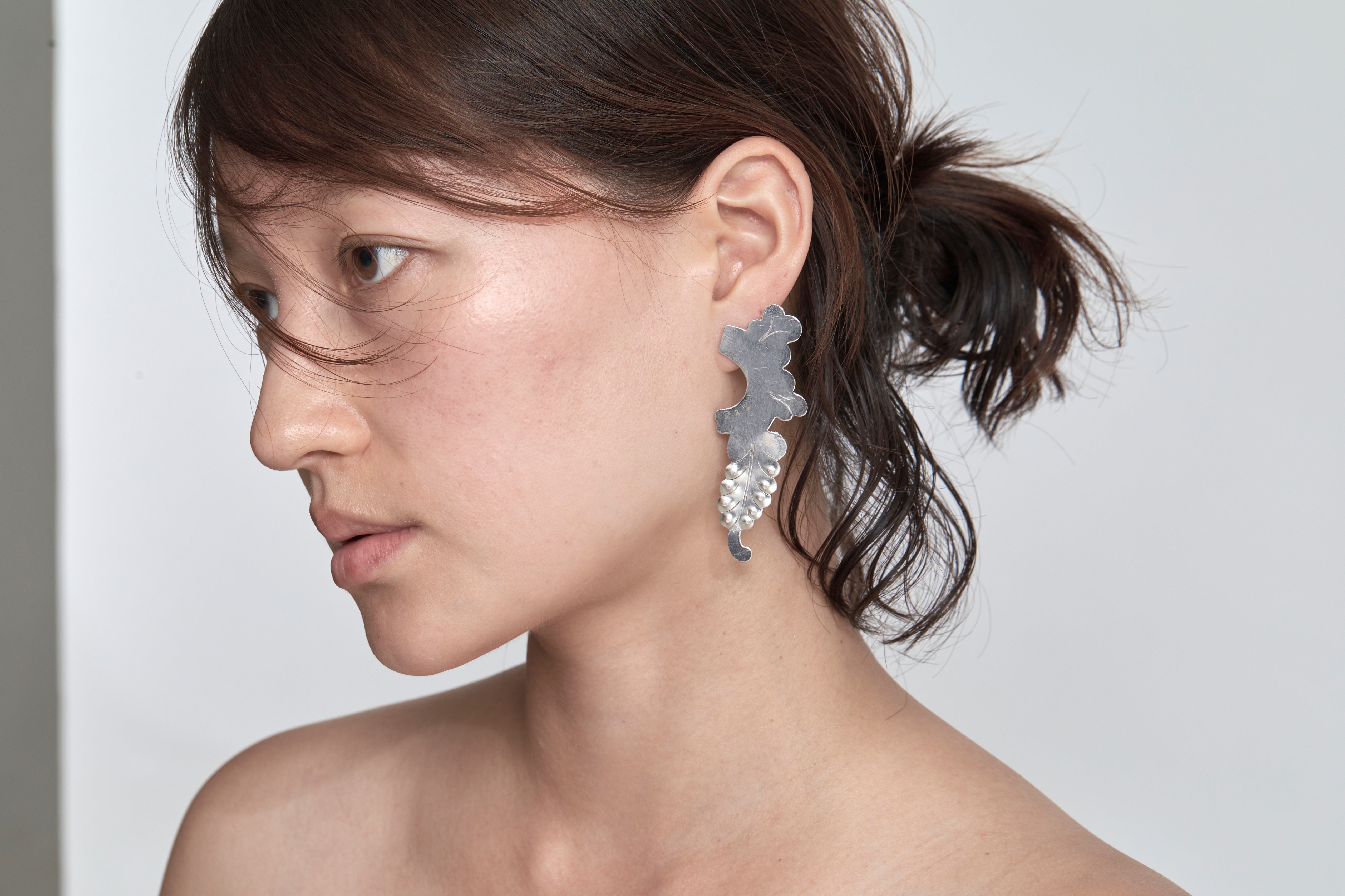 PODO EARRINGS_ARGENT
