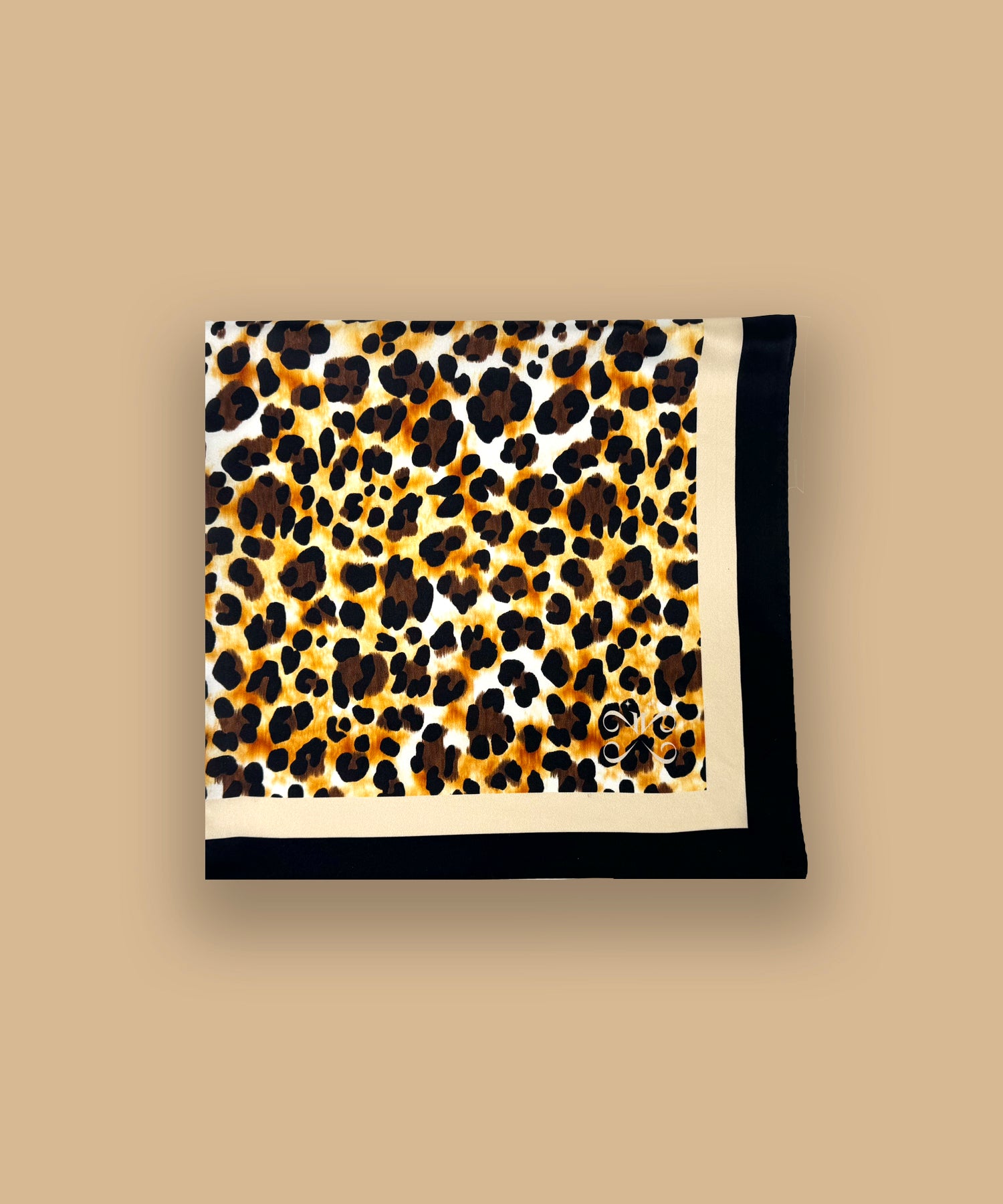 LEOPARD SILK SCARF