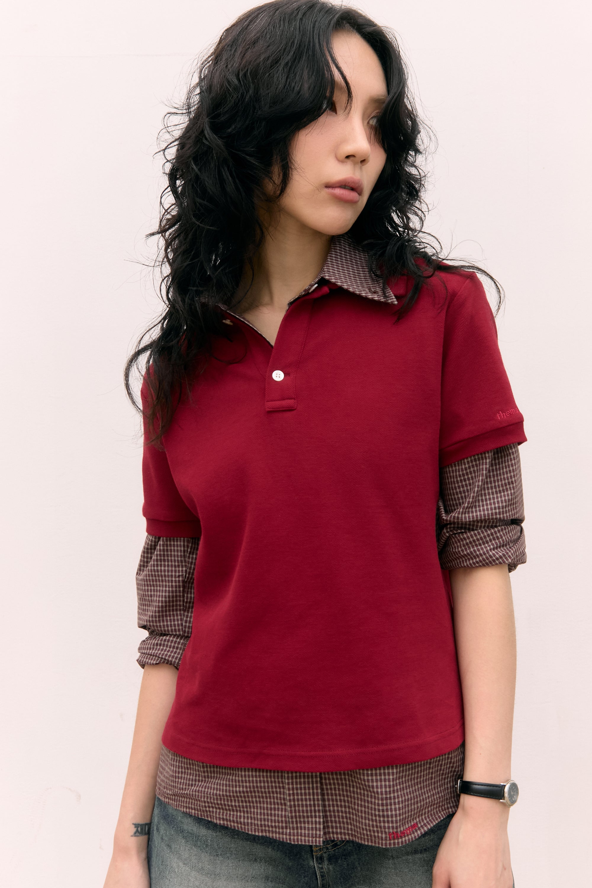 POLO EN COTON PK_ROUGE