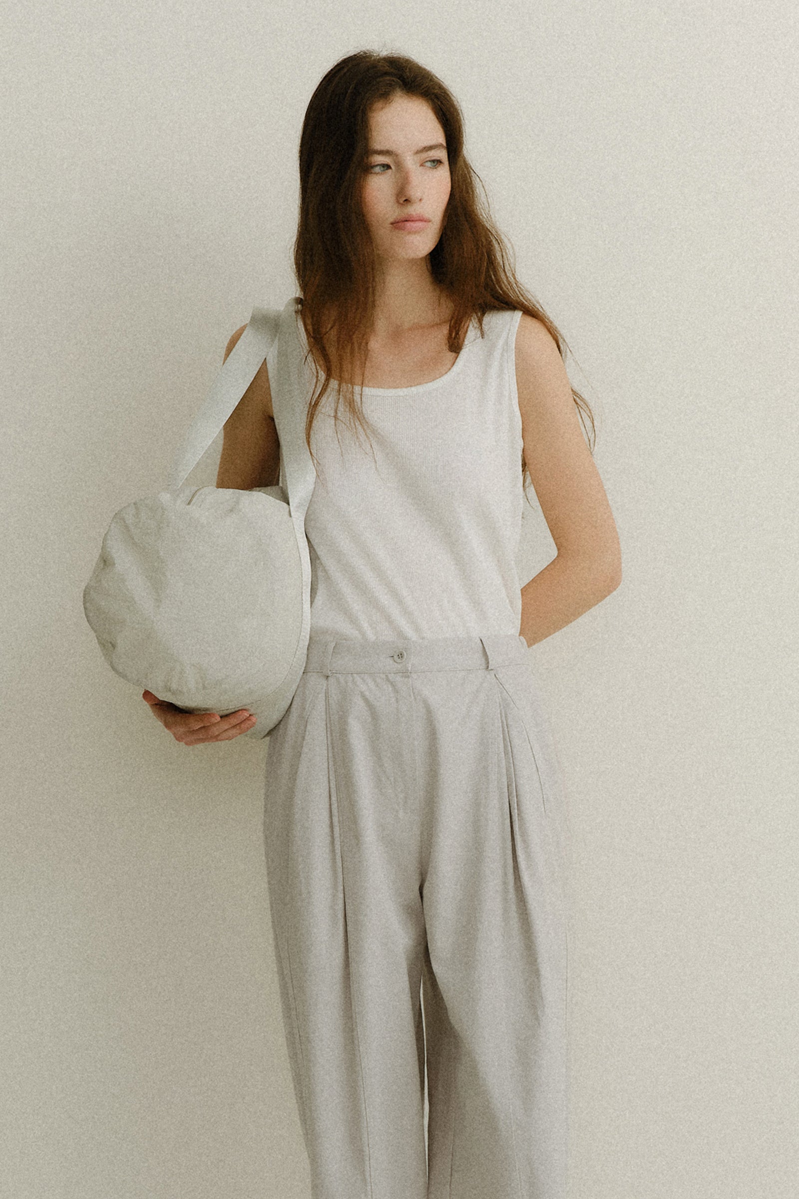 COCOON NYLON DUFFLE BAG_GREY