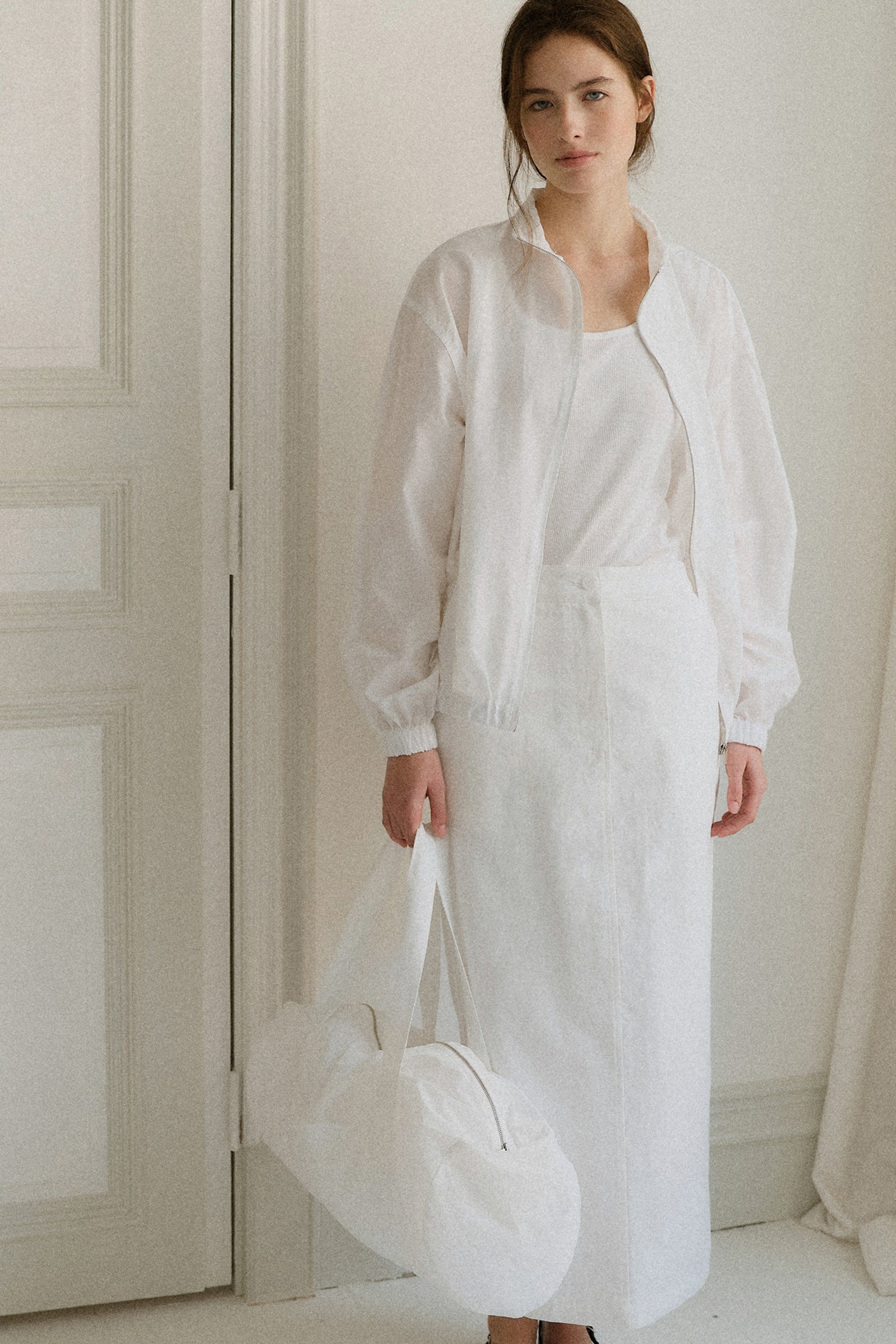 COCOON NYLON DUFFLE BAG_IVORY