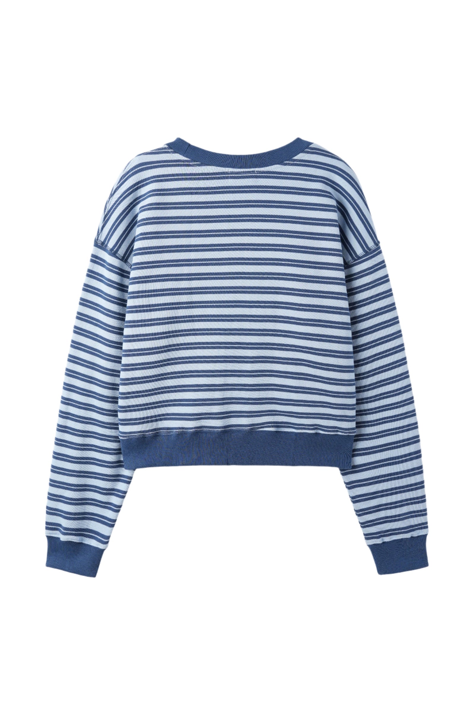 STRIPE LOGO SWEATSHIRT_SKYBLUE