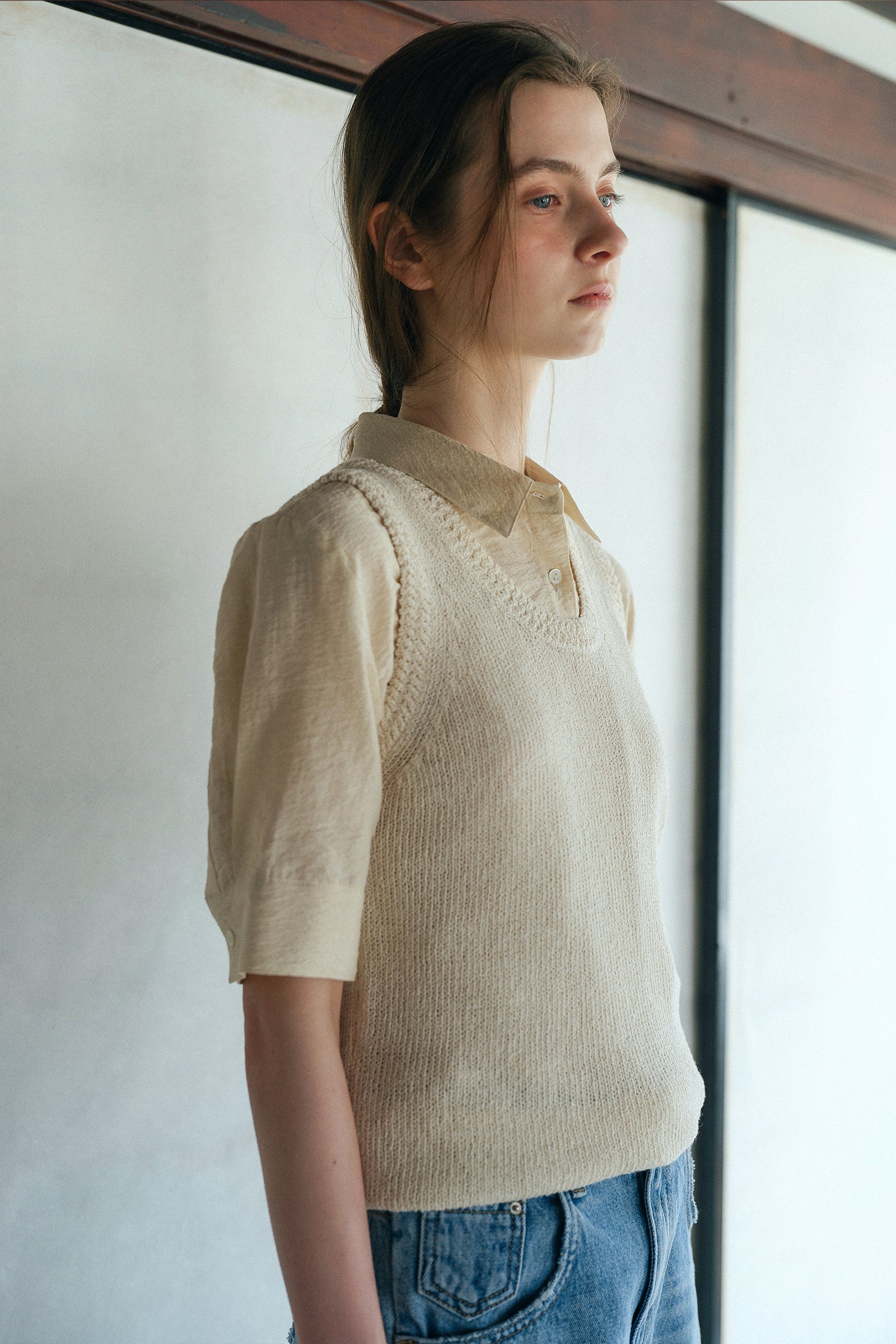 SADIE SHIRT_BUTTER
