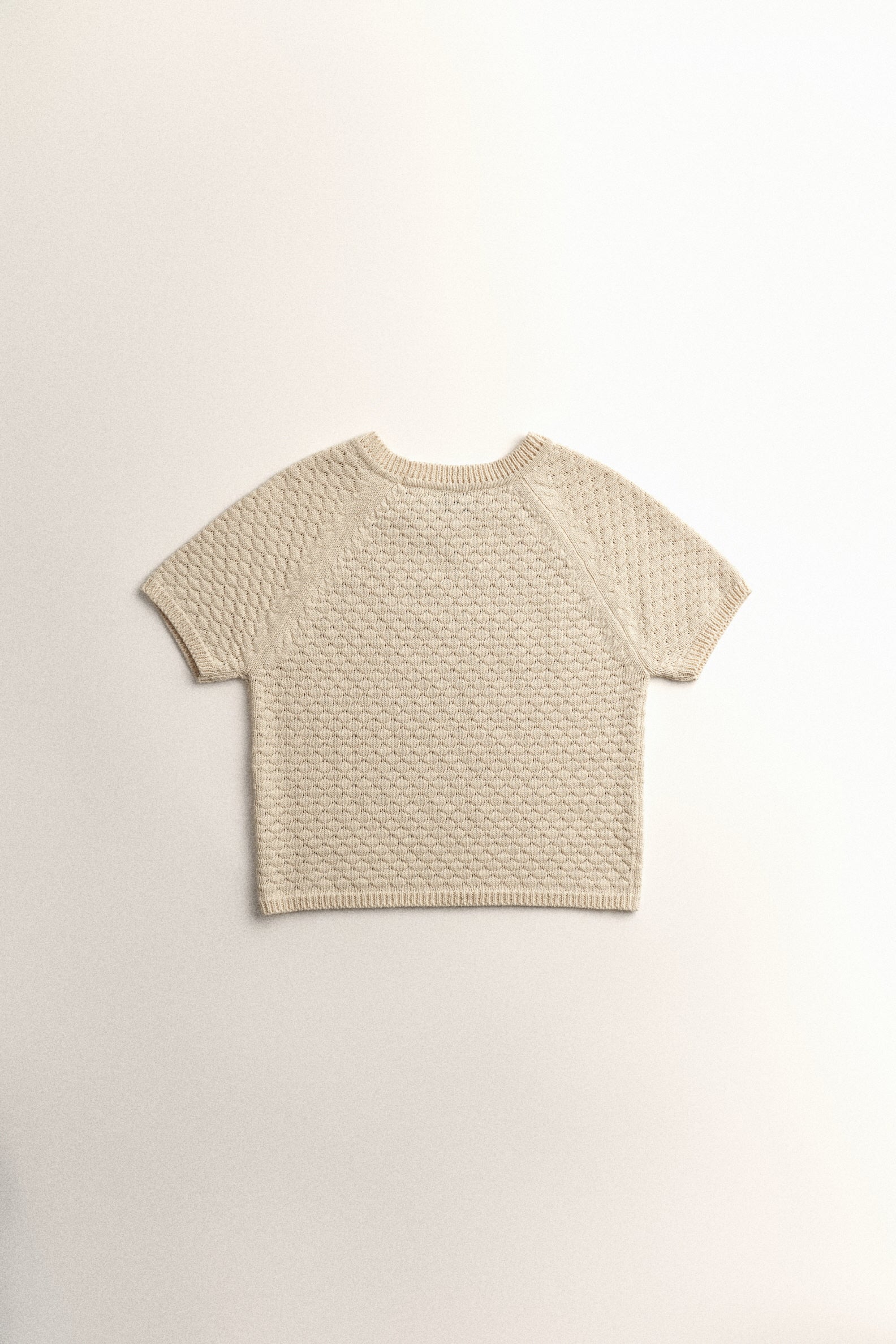 25SS COMB ROUND SWEATER_IVORY