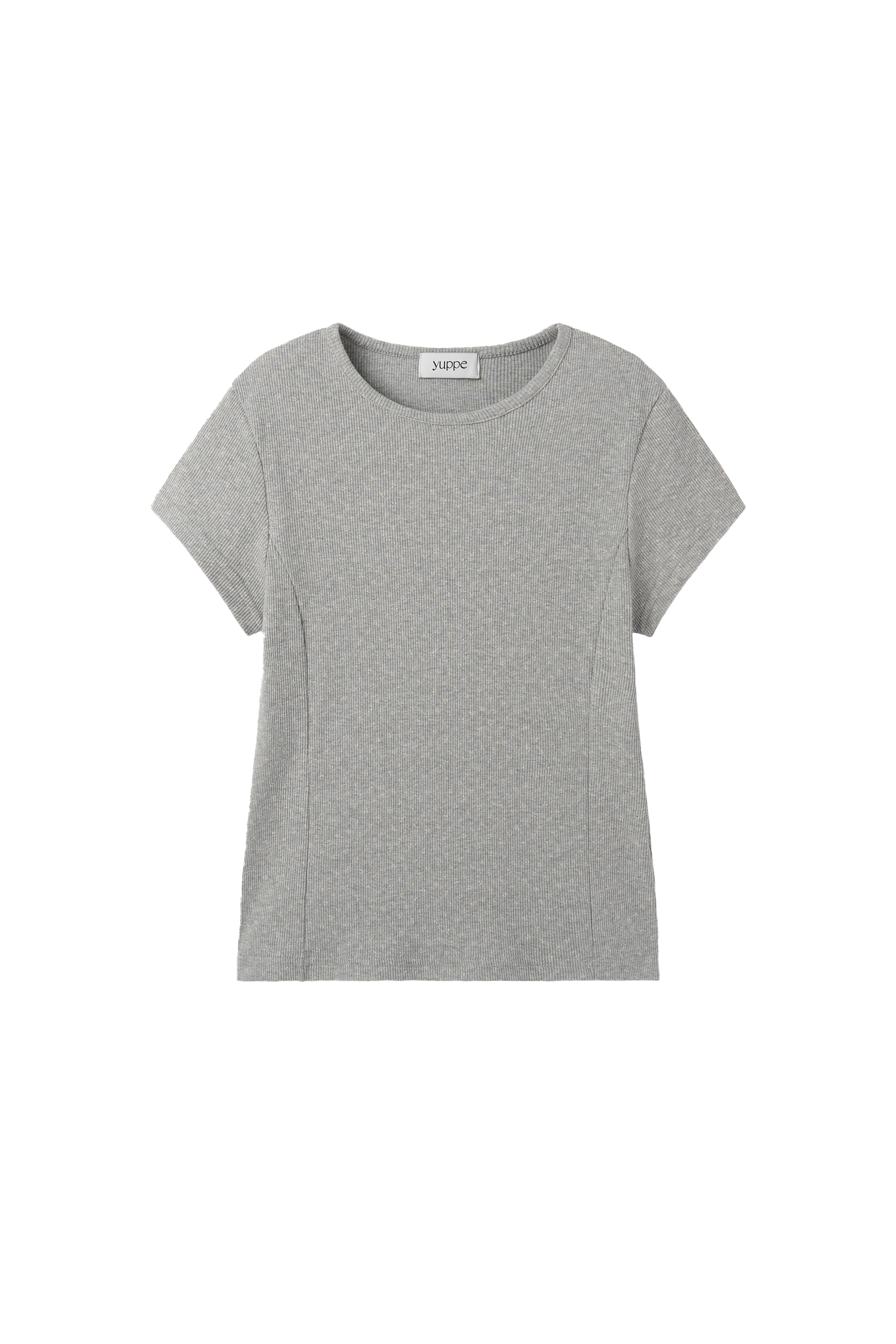 TEE-SHIRT FLEURI_GRIS