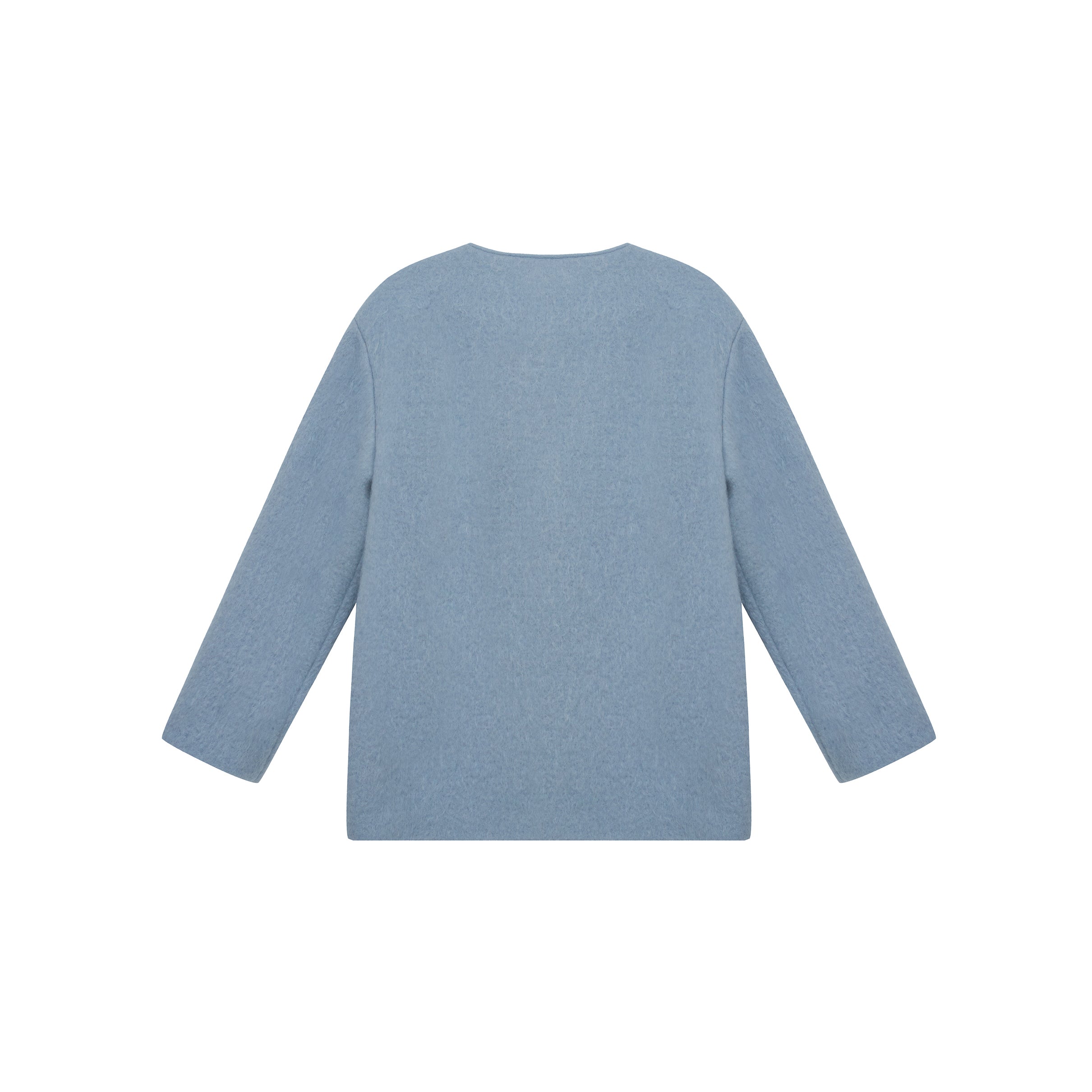WOOL MOHAIR JACKET_LIGHT BLUE