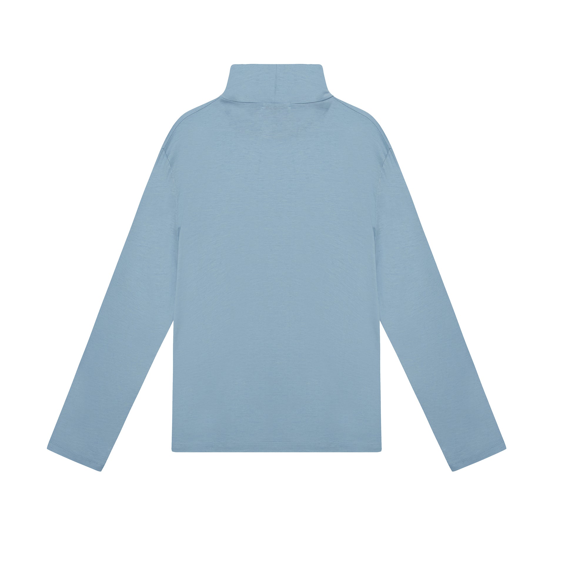 COTTON TENCEL TOP_LIGHT BLUE GREY