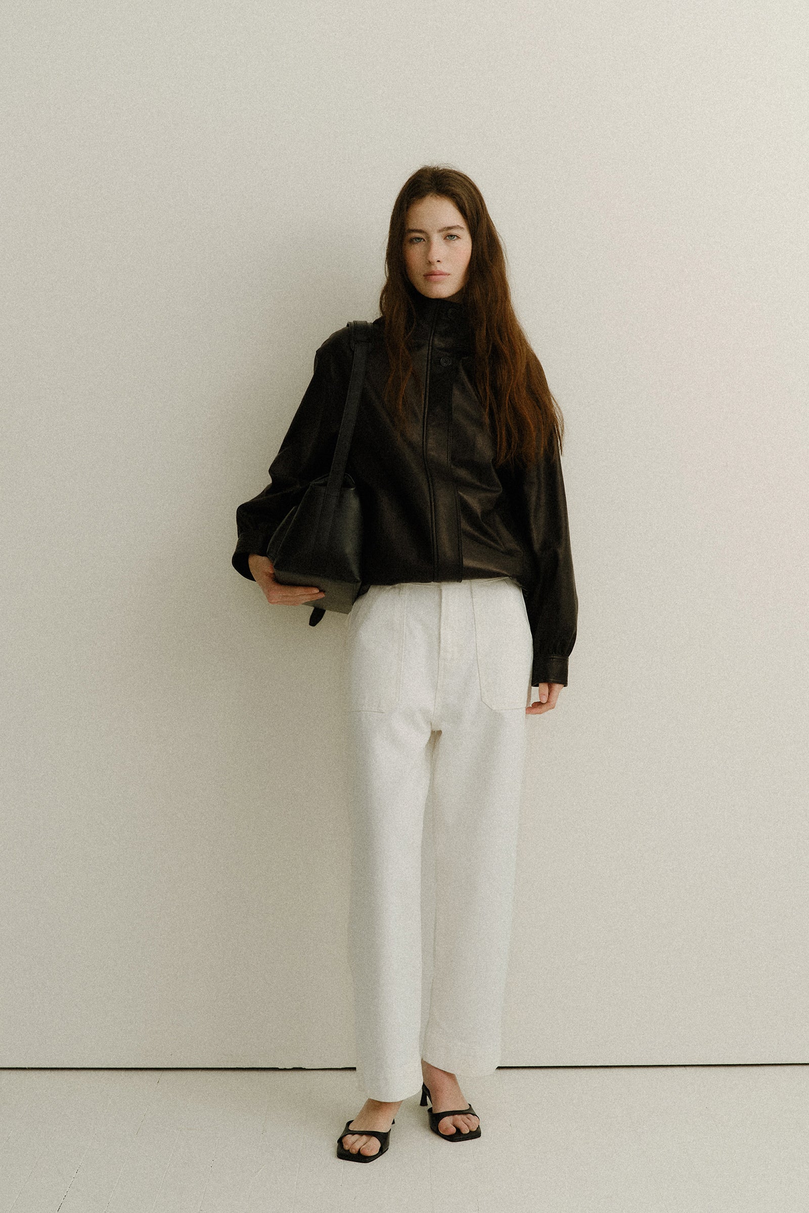 ORLANDO VEGETABLE LEATHER JUMPER_NOIR