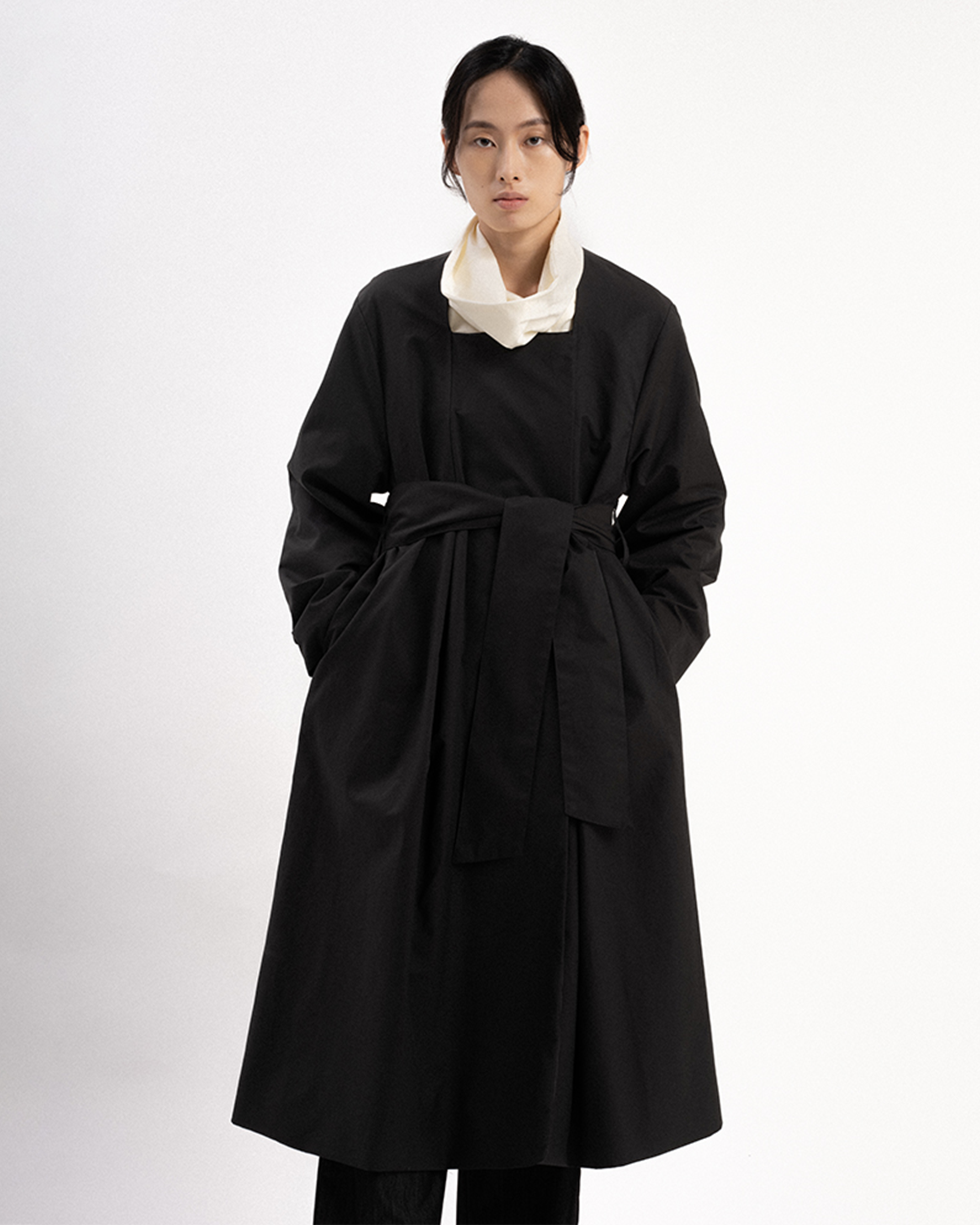 DRUMAGI TENCH COAT_KAKI GRIS