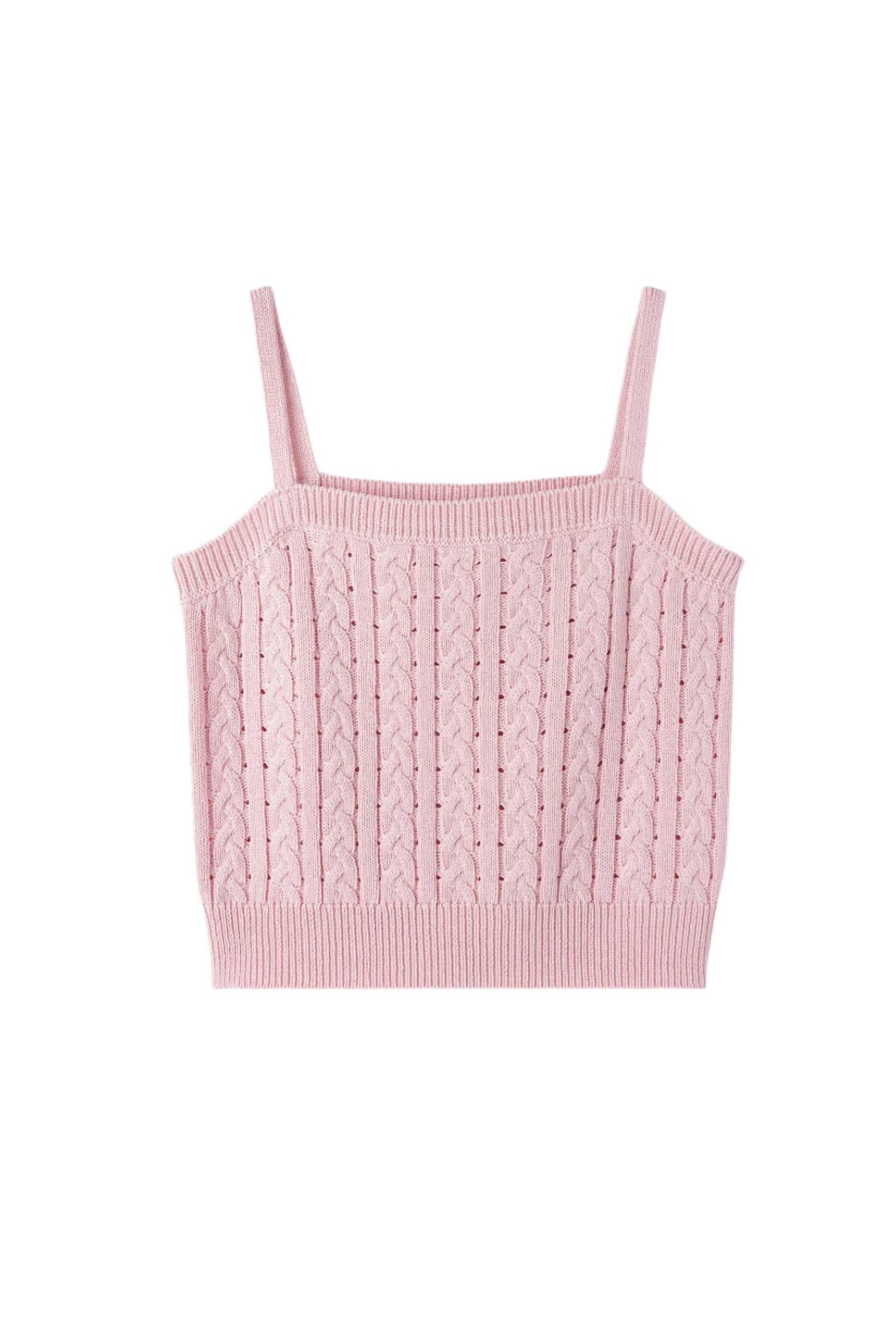 LACE RIBBON SLEEVELESS_PINK