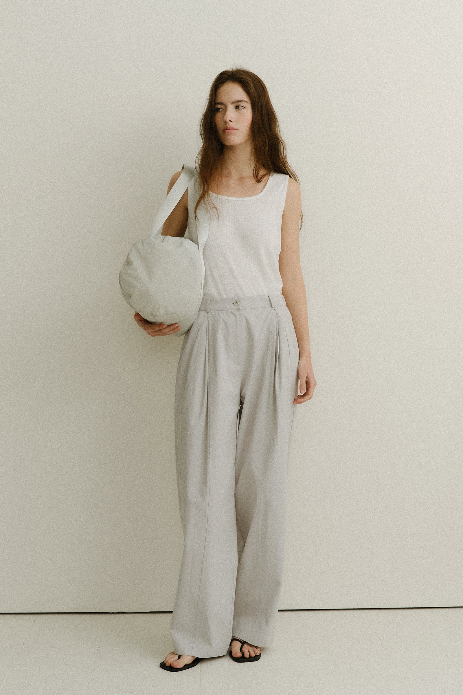 PANTALON COLTON_GRIS CLAIRE