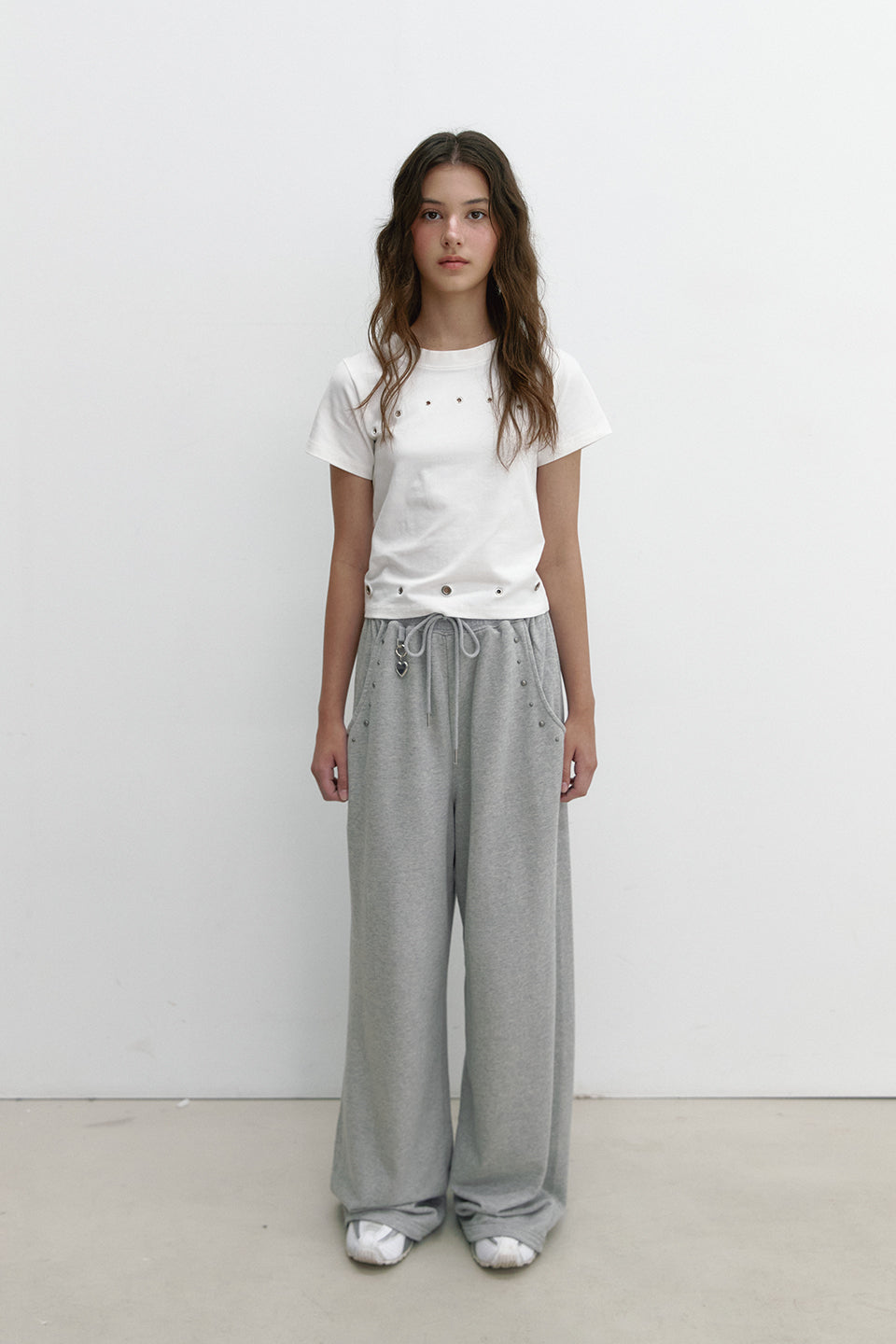 CURVE EYELET T_IVORY