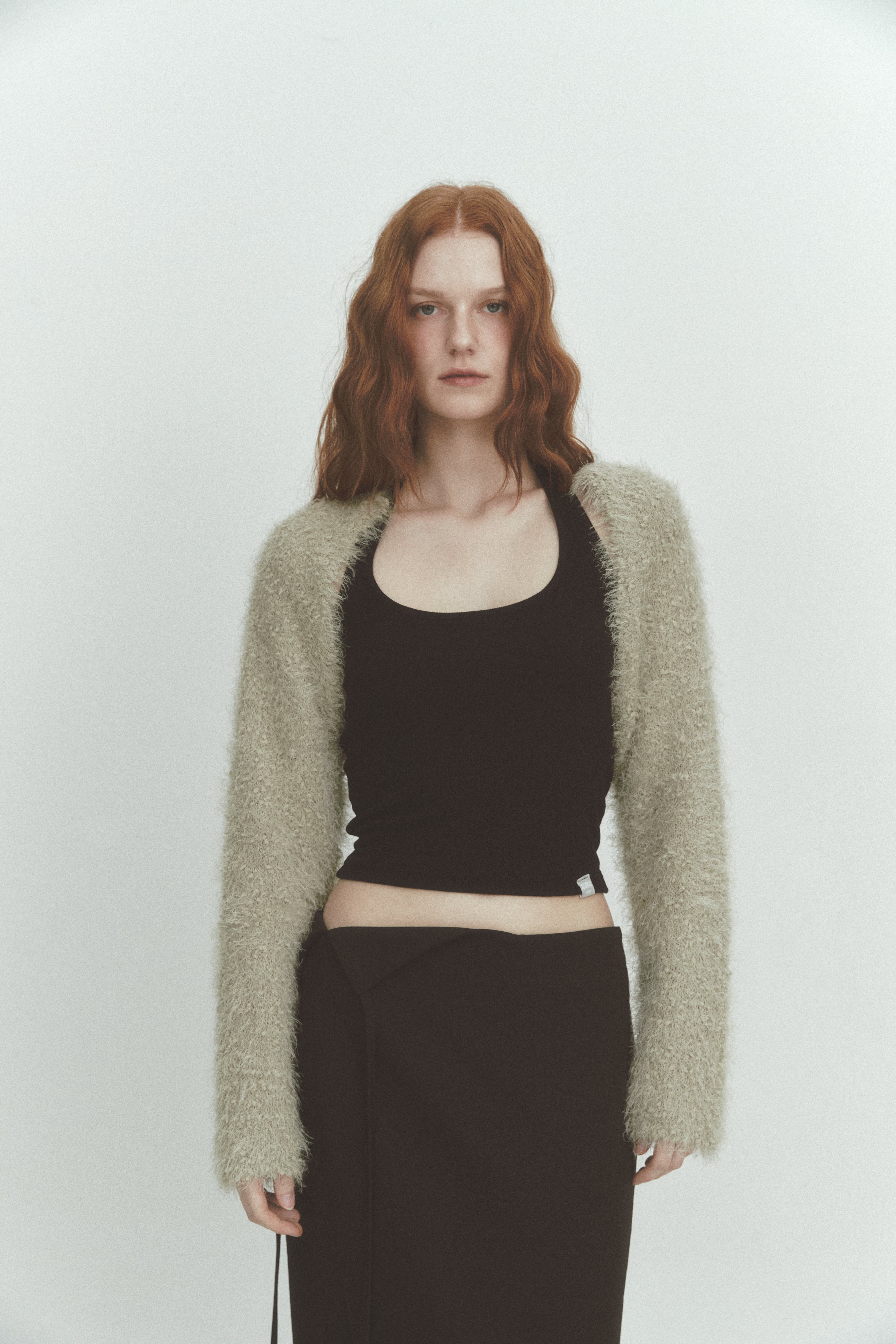 UNBALANCE FLIP SKIRT_BLACK
