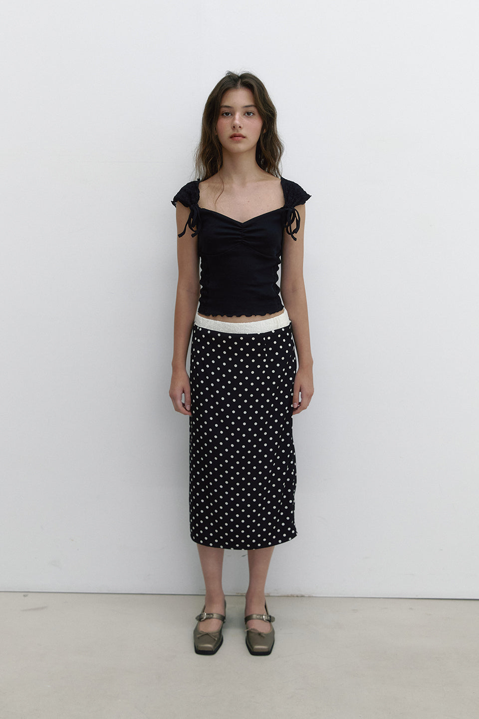 ROMANTIC RIBBON T_BLACK
