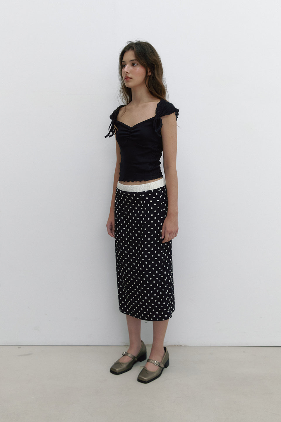ROMANTIC RIBBON T_BLACK