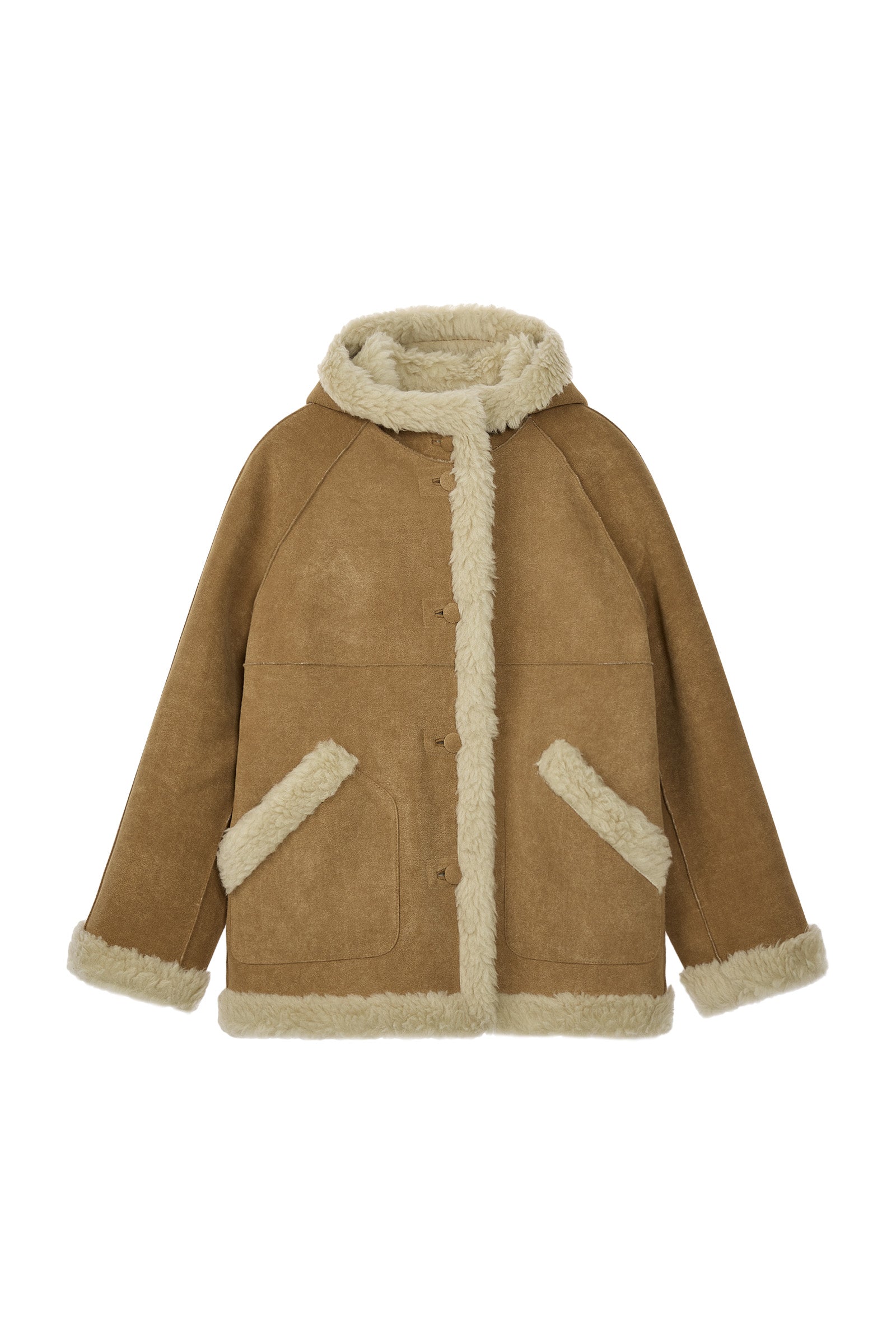 MOUI SHEARLING REVERSIBLE MUSTANG_BEIGE