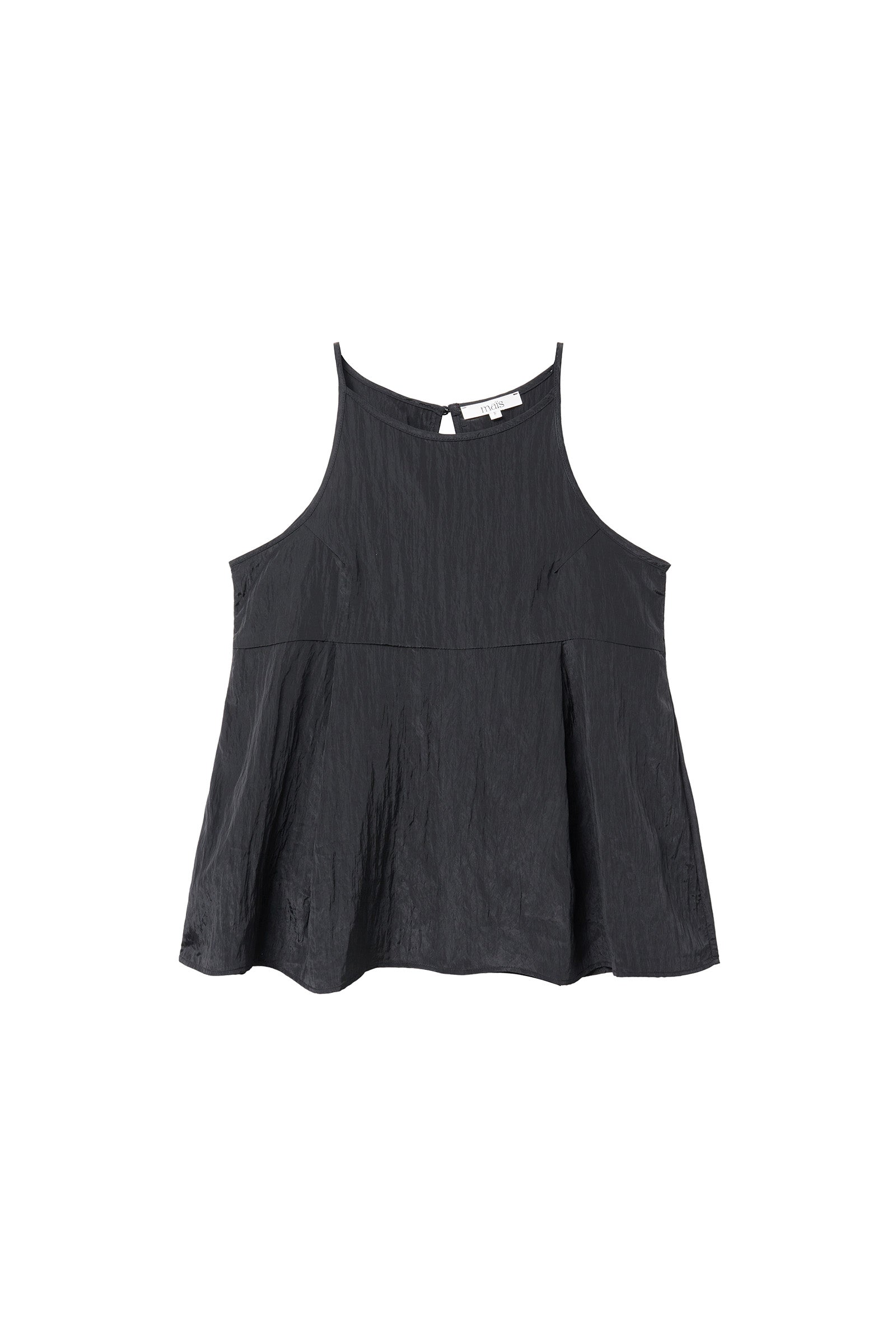 CHIFFON BOHEMIAN MAXY DRESS_ NOIR