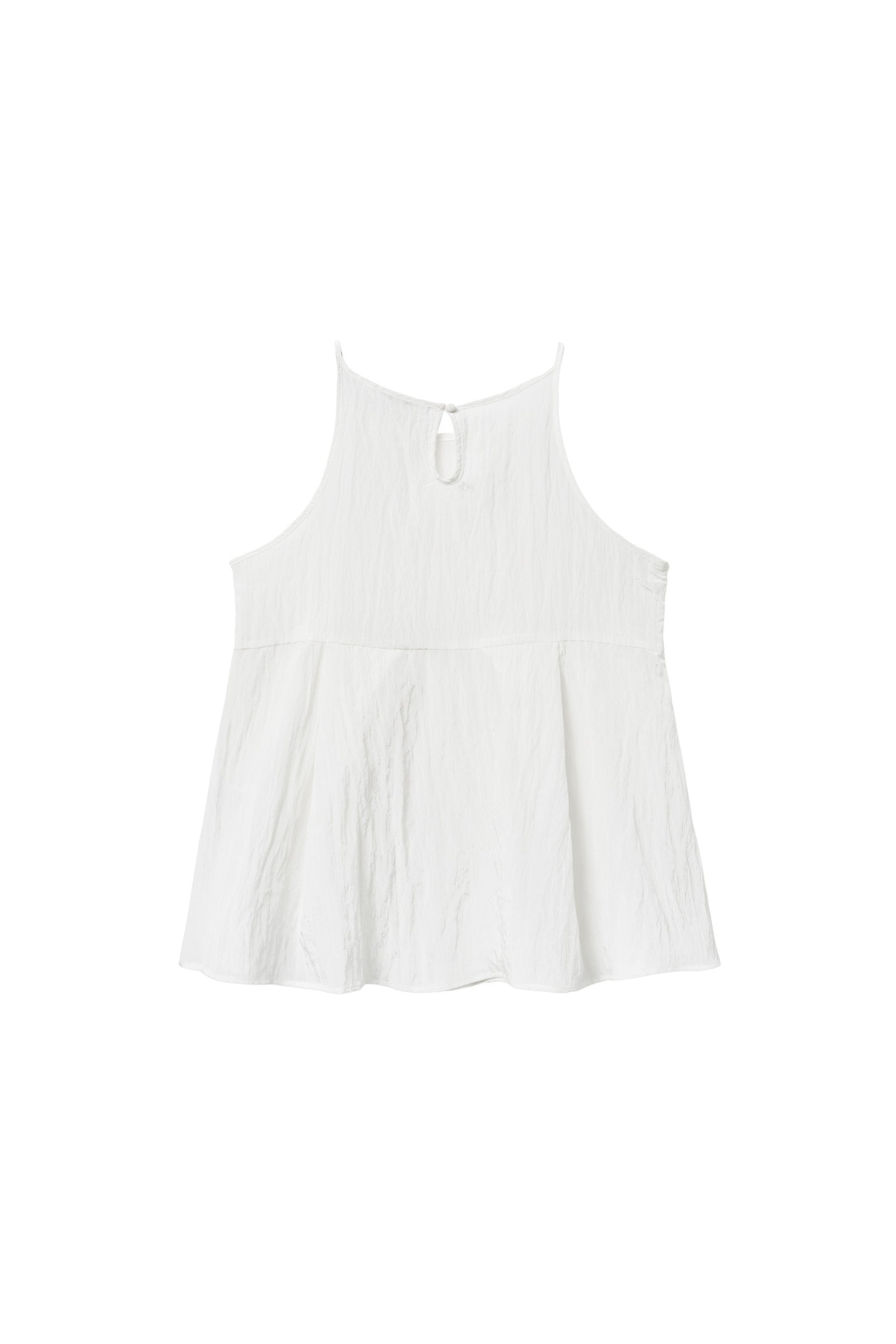 BALLOON TUCK BLOUSE_WHITE