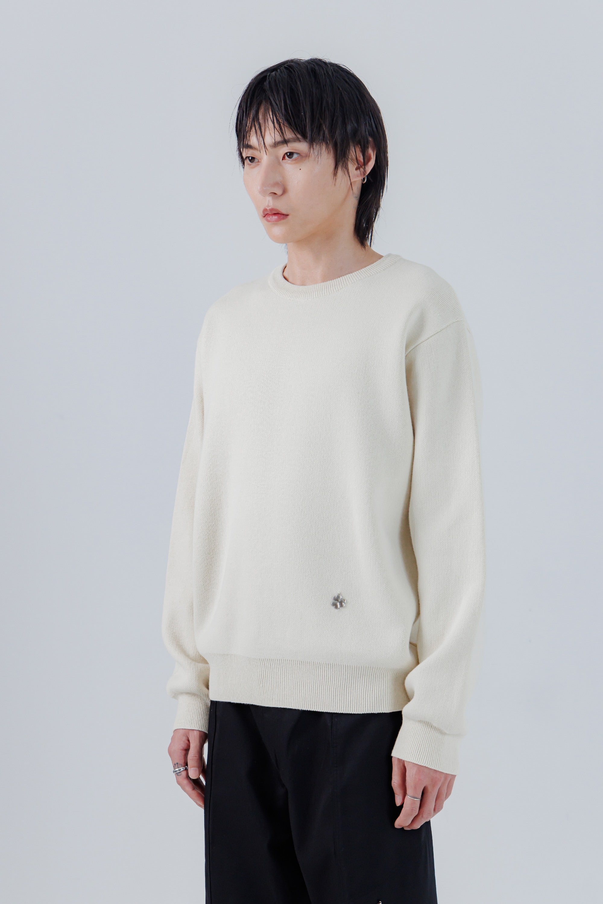 PULL STANDARD_BLANC CRÈME