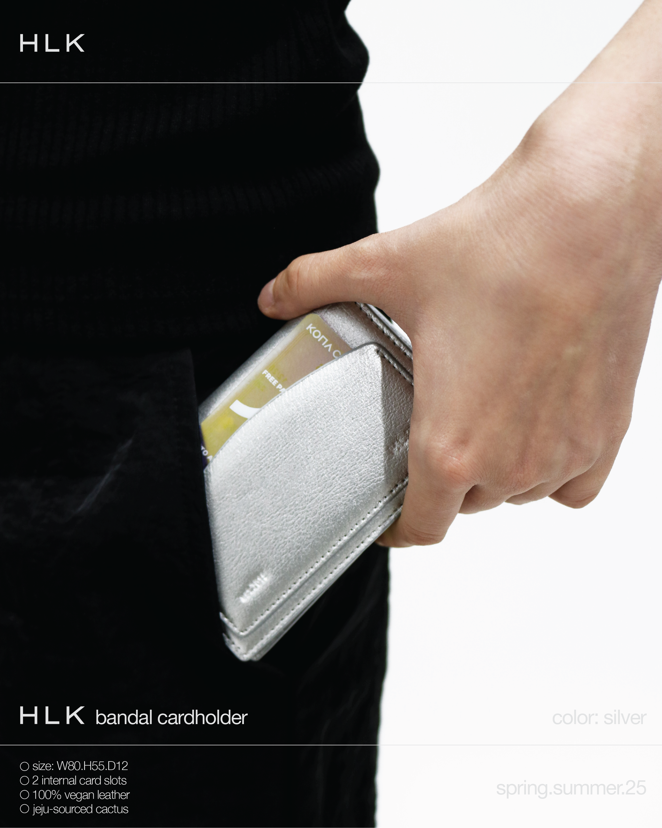 BANDAL CARDHOLDER_SILVER