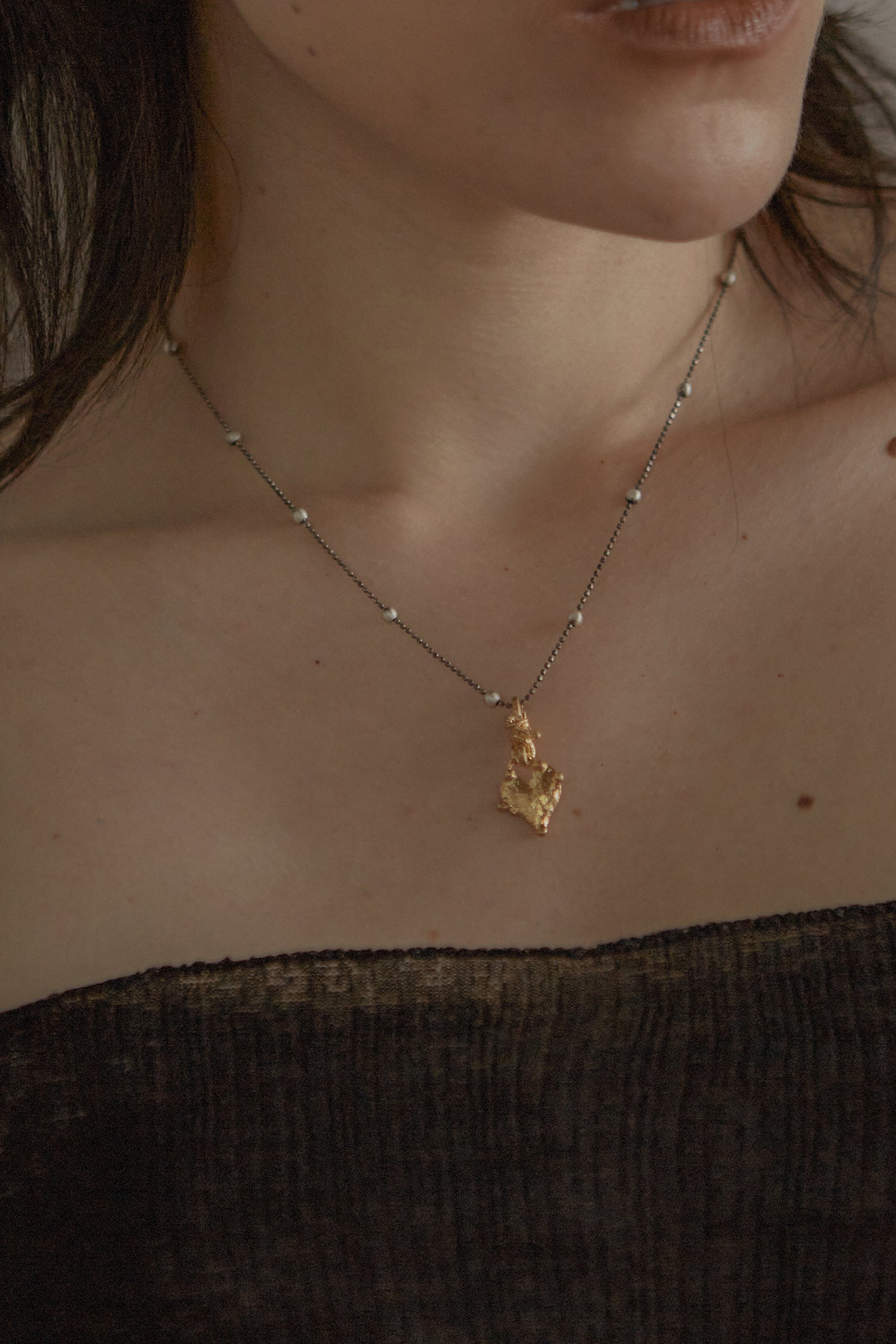 COLLIER NŒUD-CŒUR