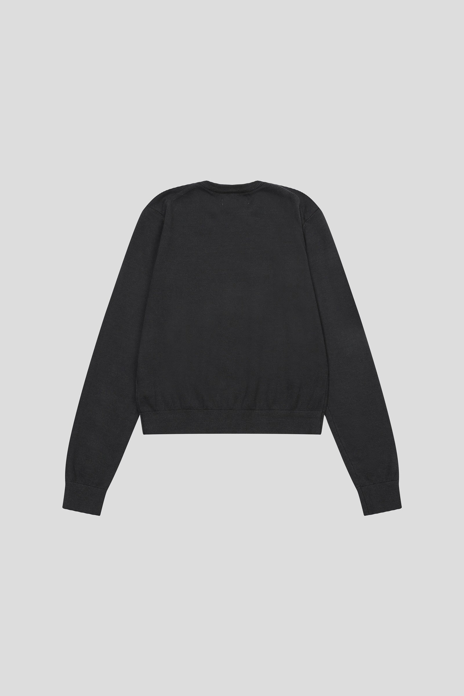 PULL HENLEY EN MAILLE TILT_GRIS FONCÉ