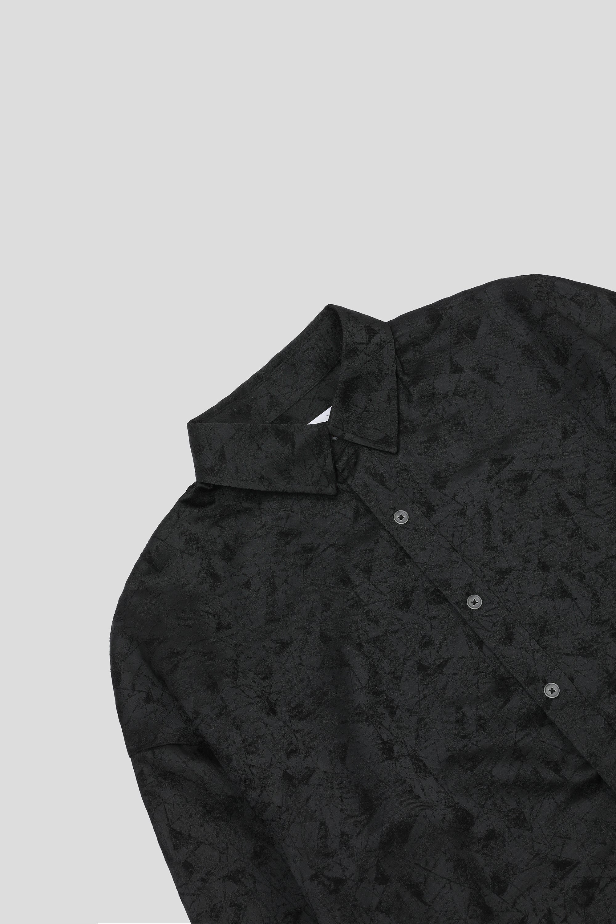 JACQUARD CLASSIC SHIRT_BLACK