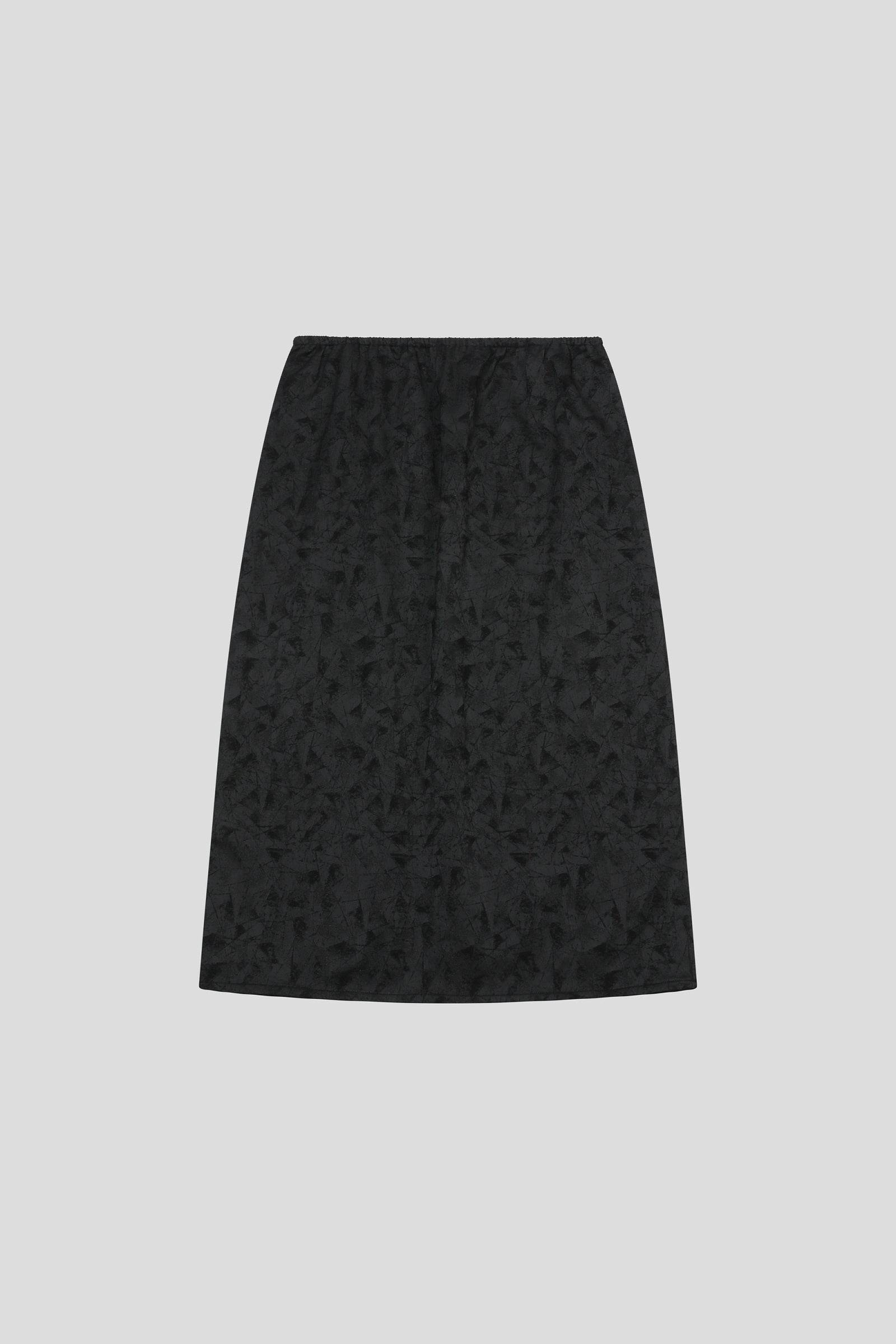 JACQUARD CLASSIC SKIRT_BLACK