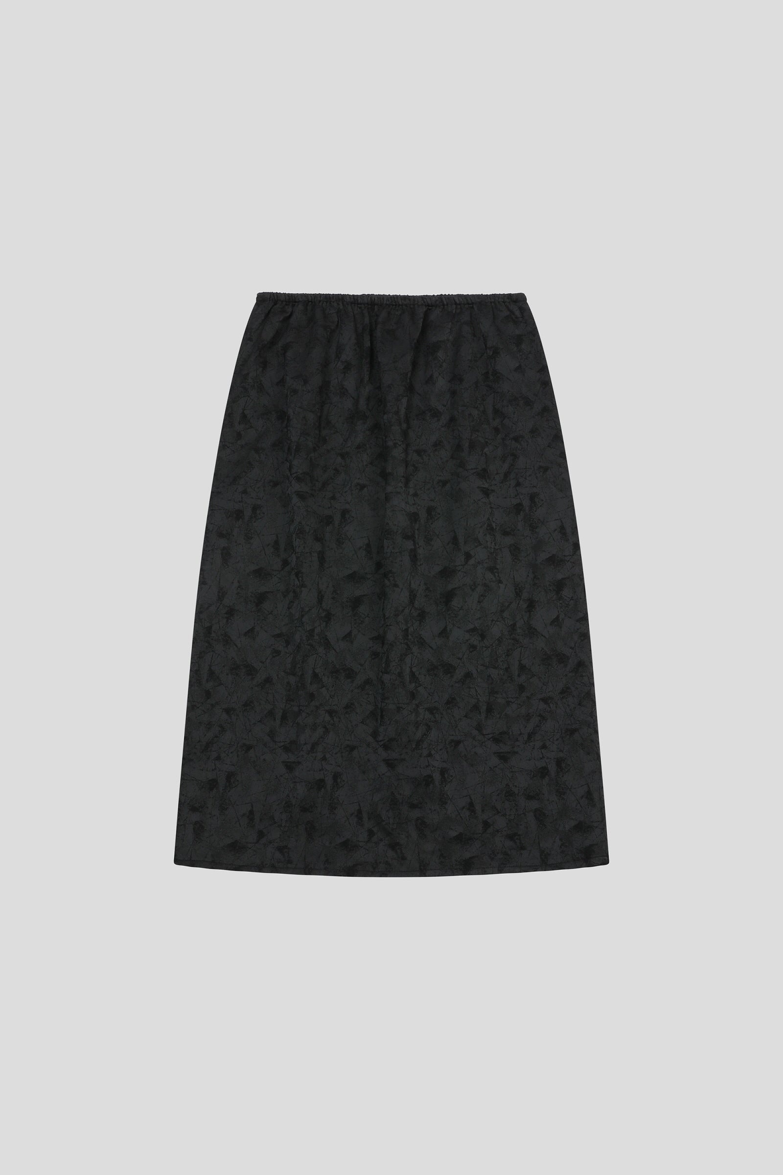JACQUARD CLASSIC SKIRT_BLACK