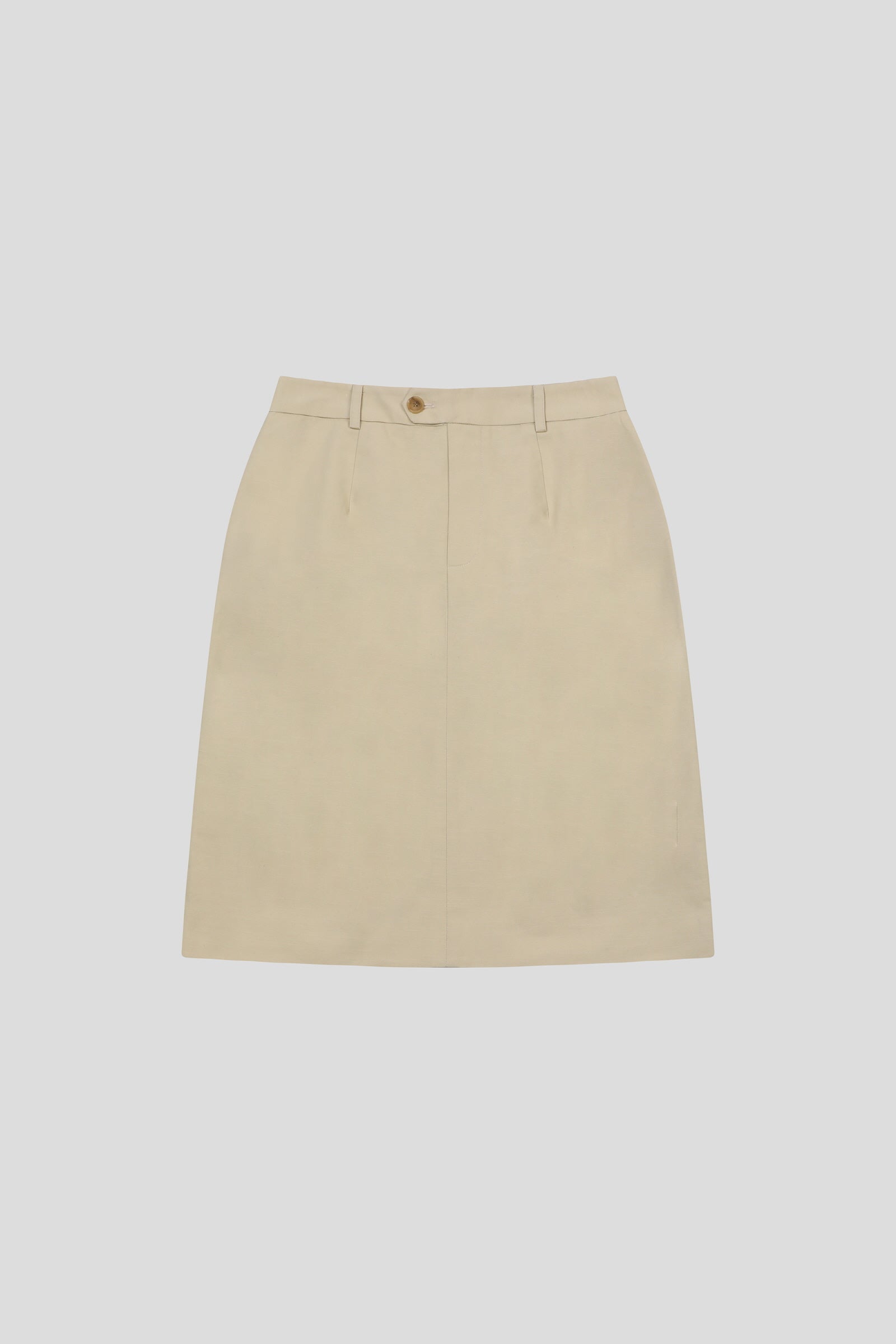 PIVOT MIDI SKIRT_OAT BEIGE