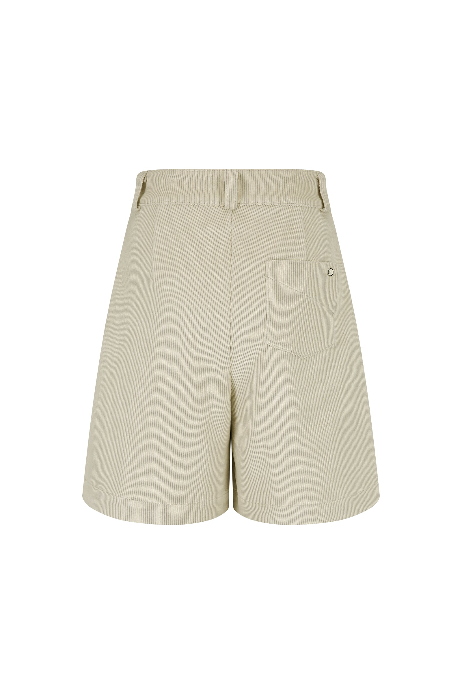 CORDUROY BERMUDA PANTS_IVORY