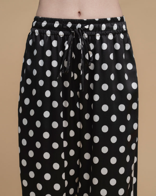 PYJAMA EN SOIE À POIS_POIS