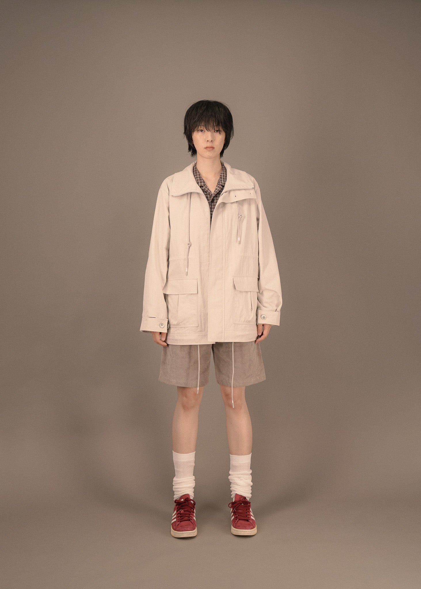 MANTEAU ZIPPÉ MINIMALISTE_BEIGE