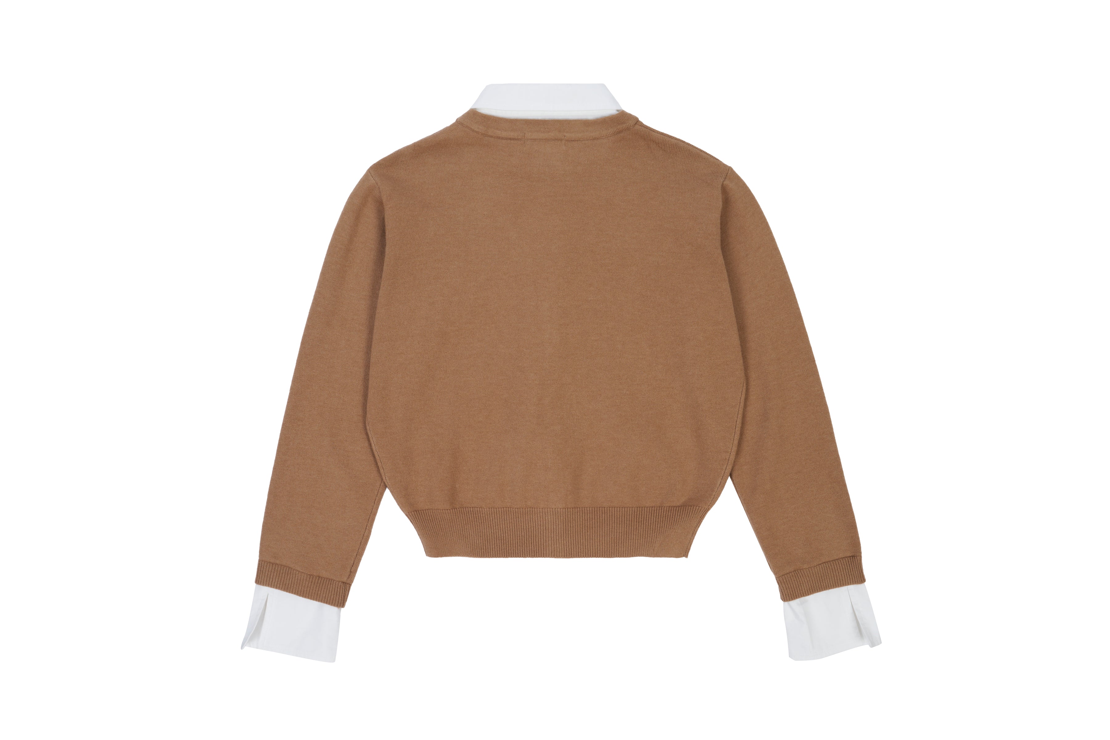 CARDIGAN COL CHEMISE_BEIGE